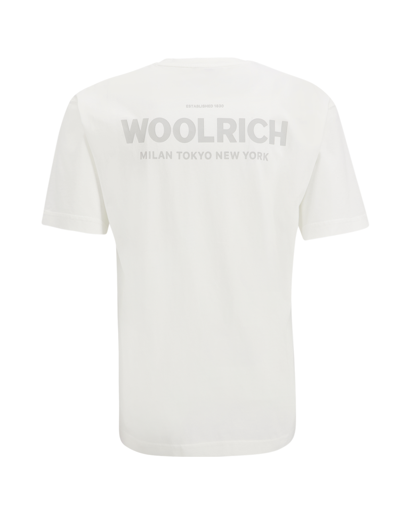 Woolrich Cotton Graphic T-Shirt WIT 1
