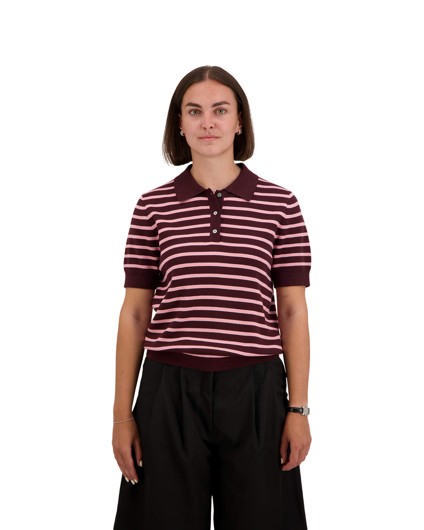 Boii Studios Aduna Polo Knit ROOD 3