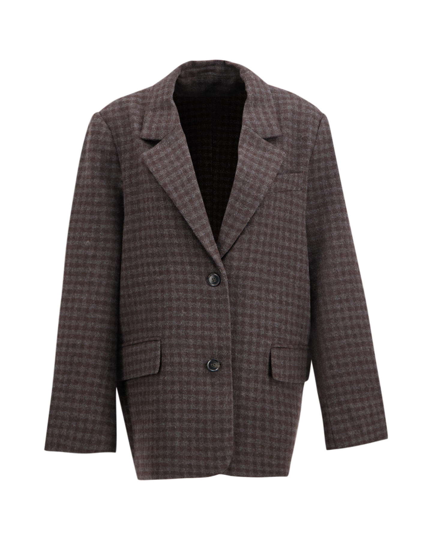Boii Studios Solvej Wool Blazer ANTHRACIET 1