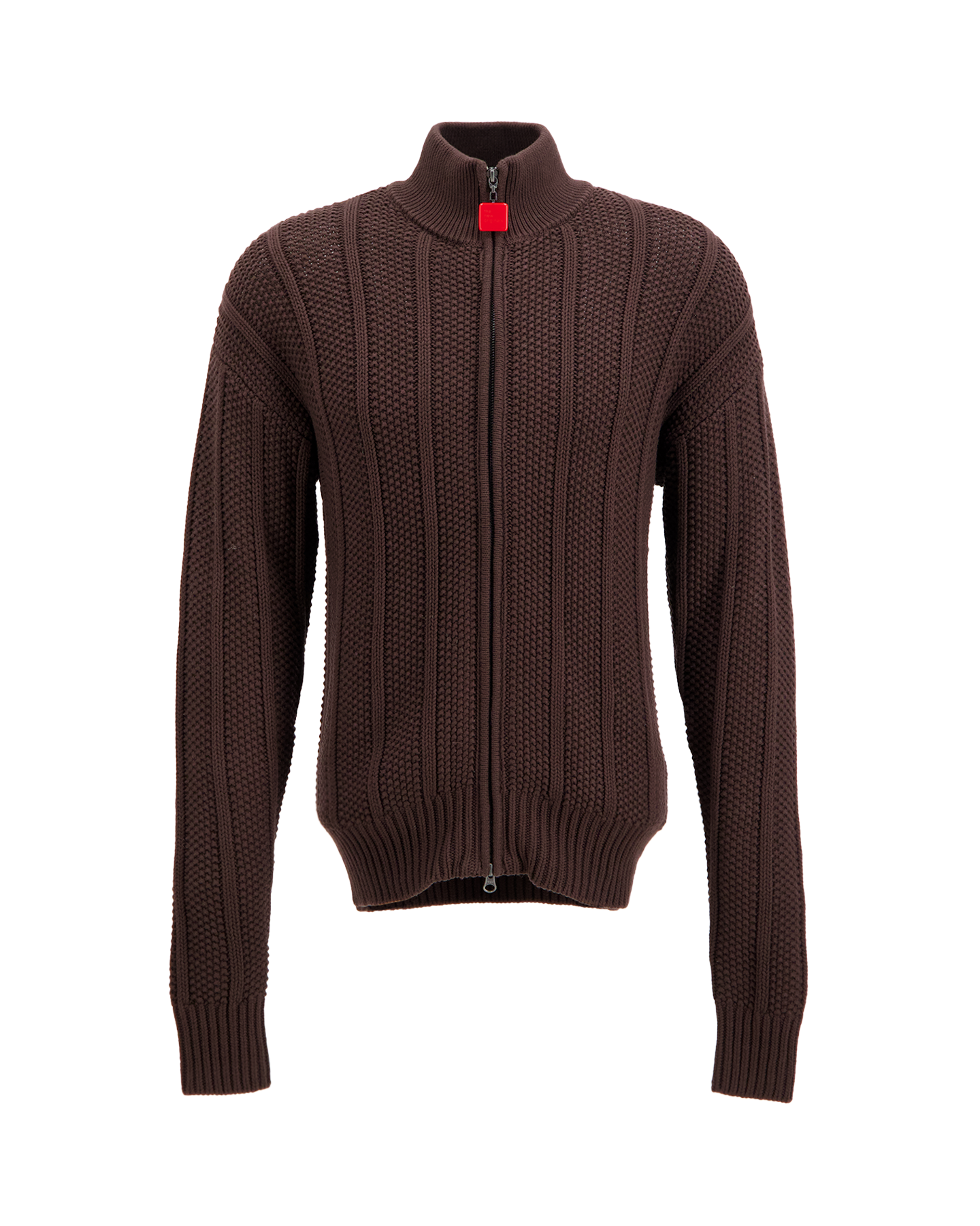 The New Originals Chunky Zip Up Sweater BRUIN 1