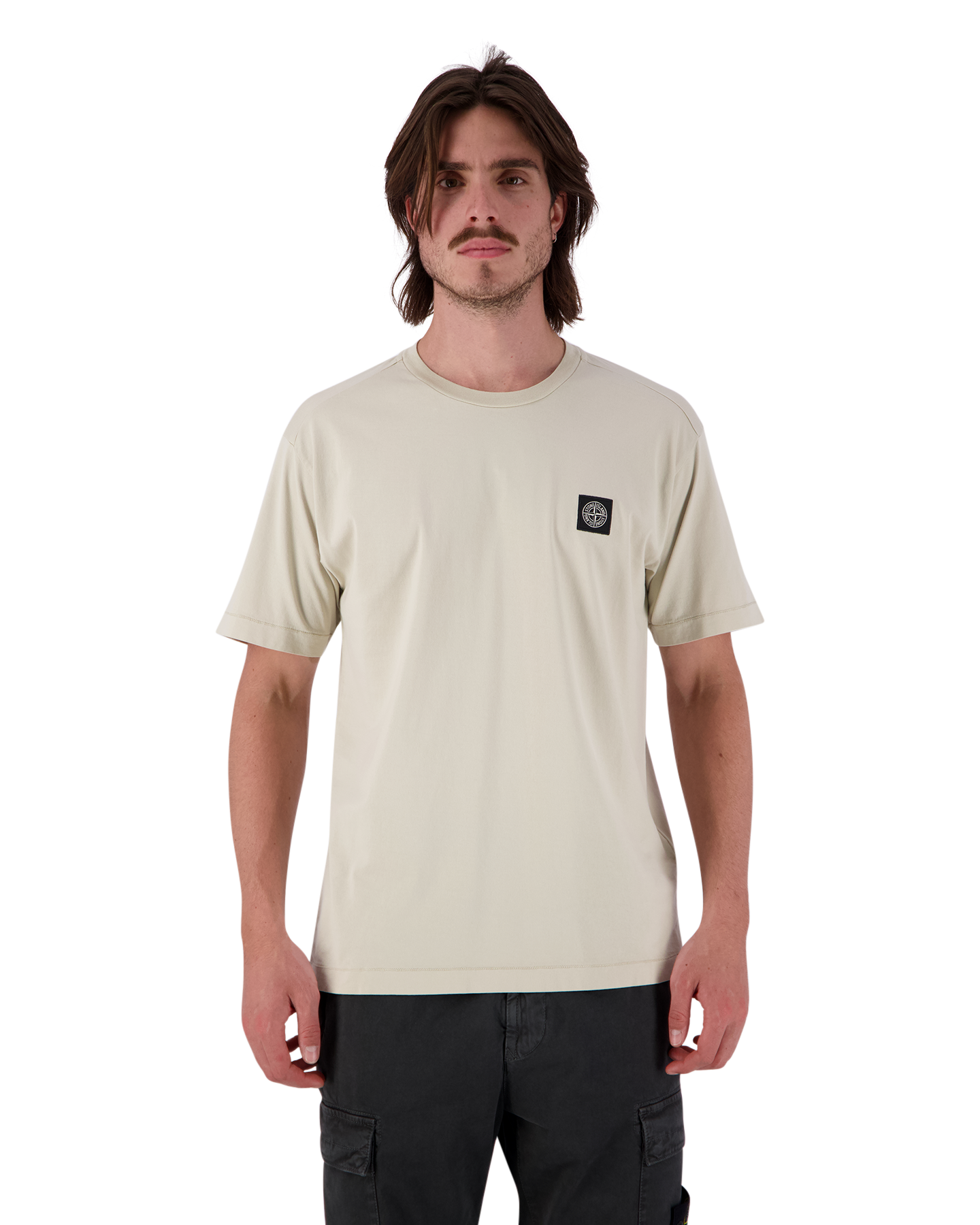 Stone Island 24113 Cotton Jersey T-Shirt BEIGE 5