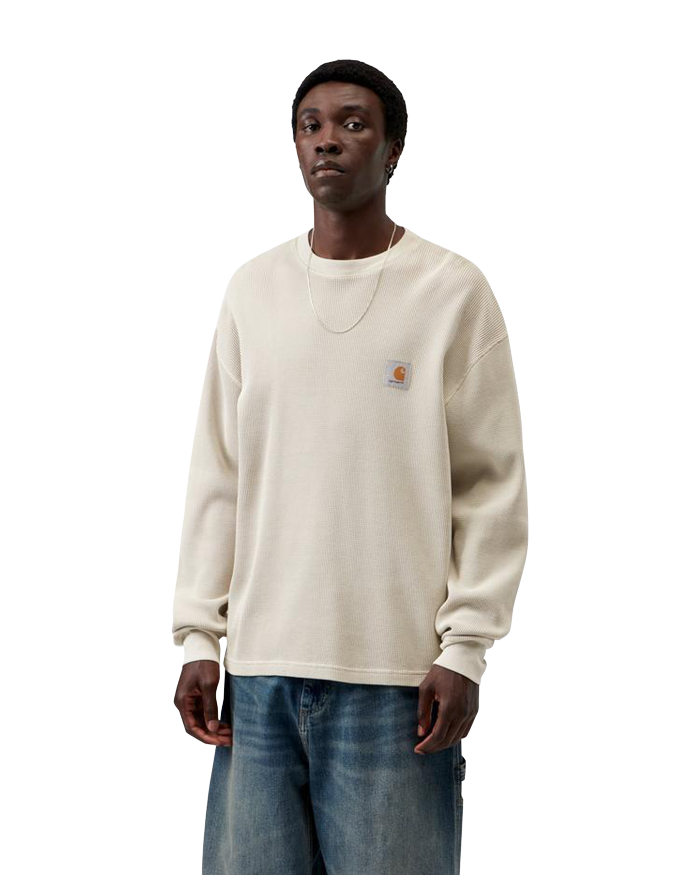 Carhartt L/S Vista Waffle T Shirt BEIGE 3