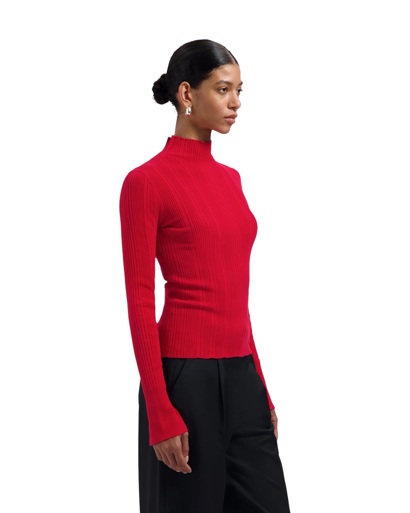 OLAF Knitted Turtleneck ROOD 3