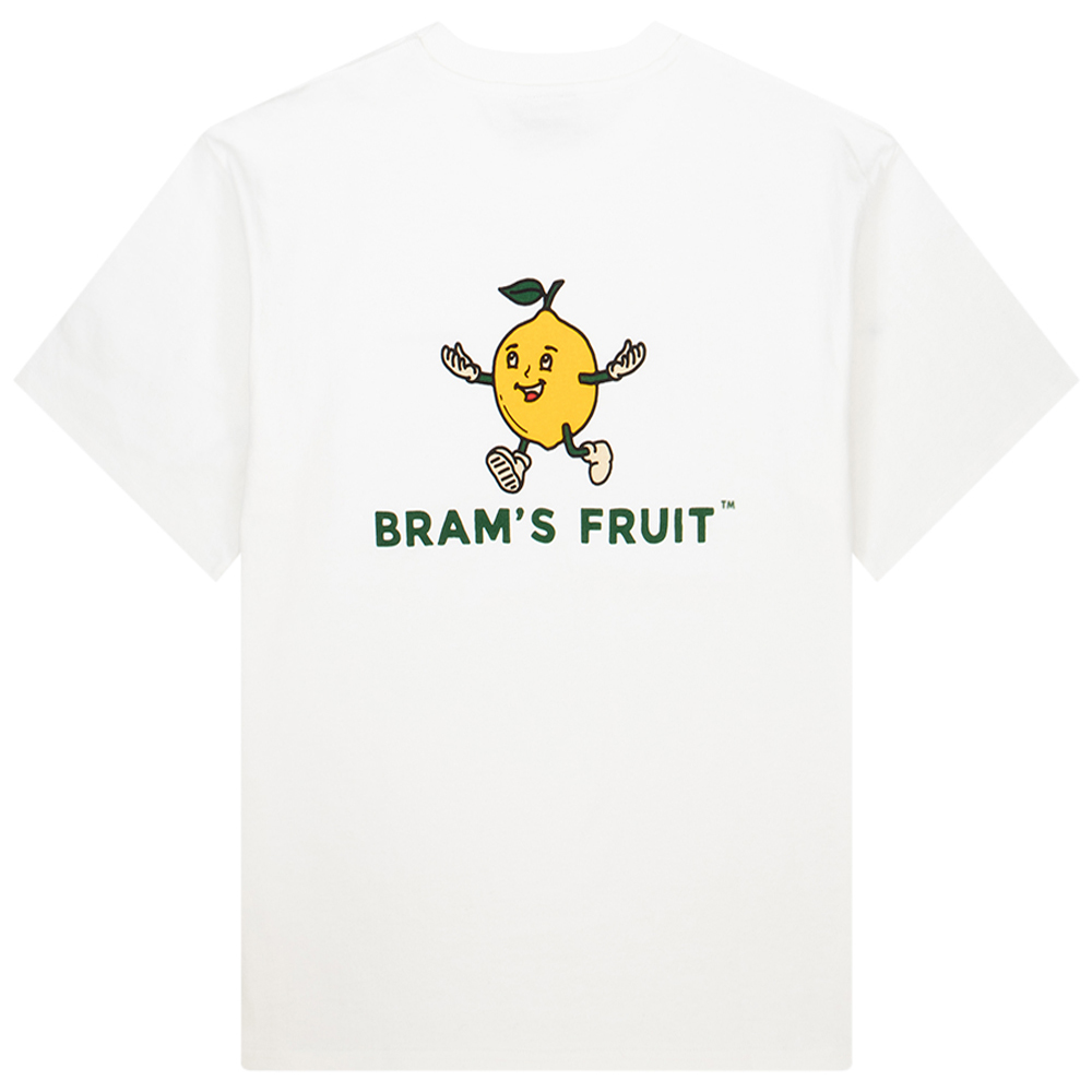 Brams Fruit Big Lemon T-Shirt WIT 0