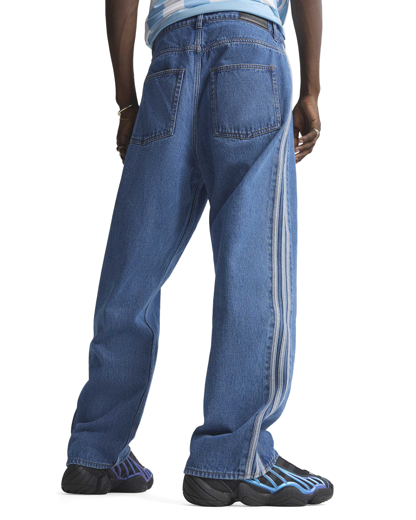 adidas Firebird Jeans BLAUW 5