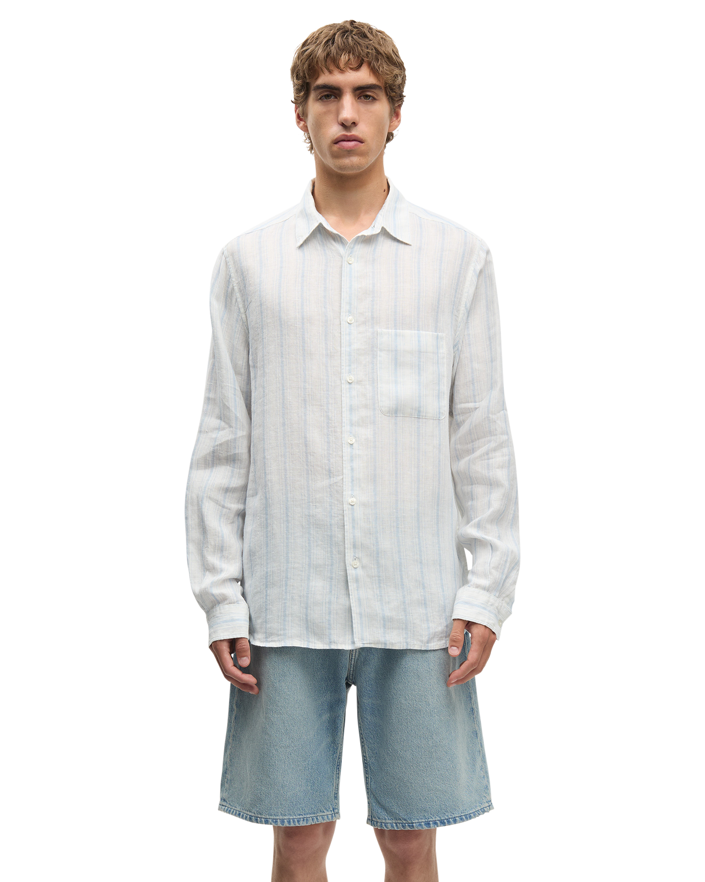 Samsøe Samsøe Saryan J Shirt 16047 LICHTBLAUW 3