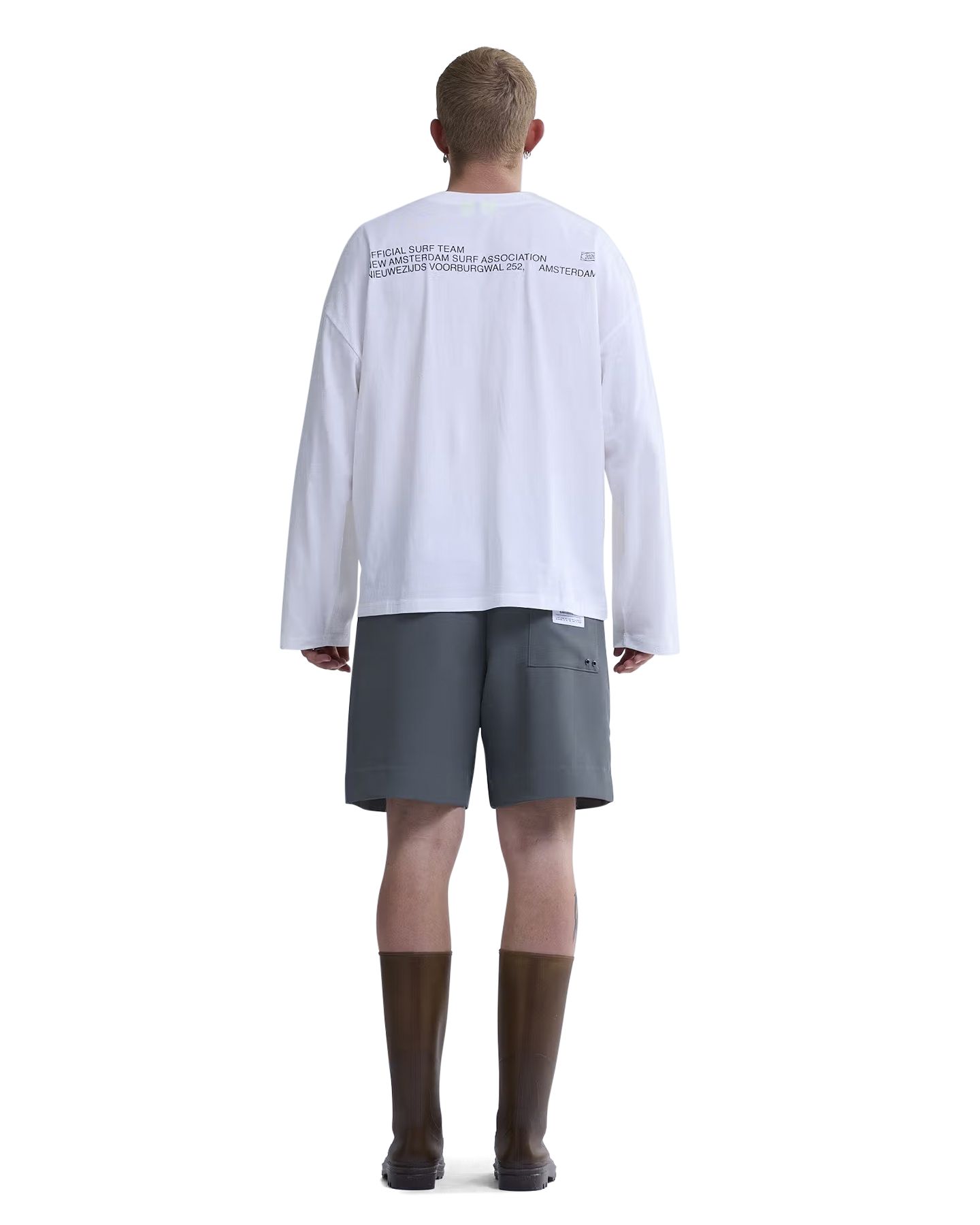 New Amsterdam Surf Association Shaper Longsleeve WIT 4
