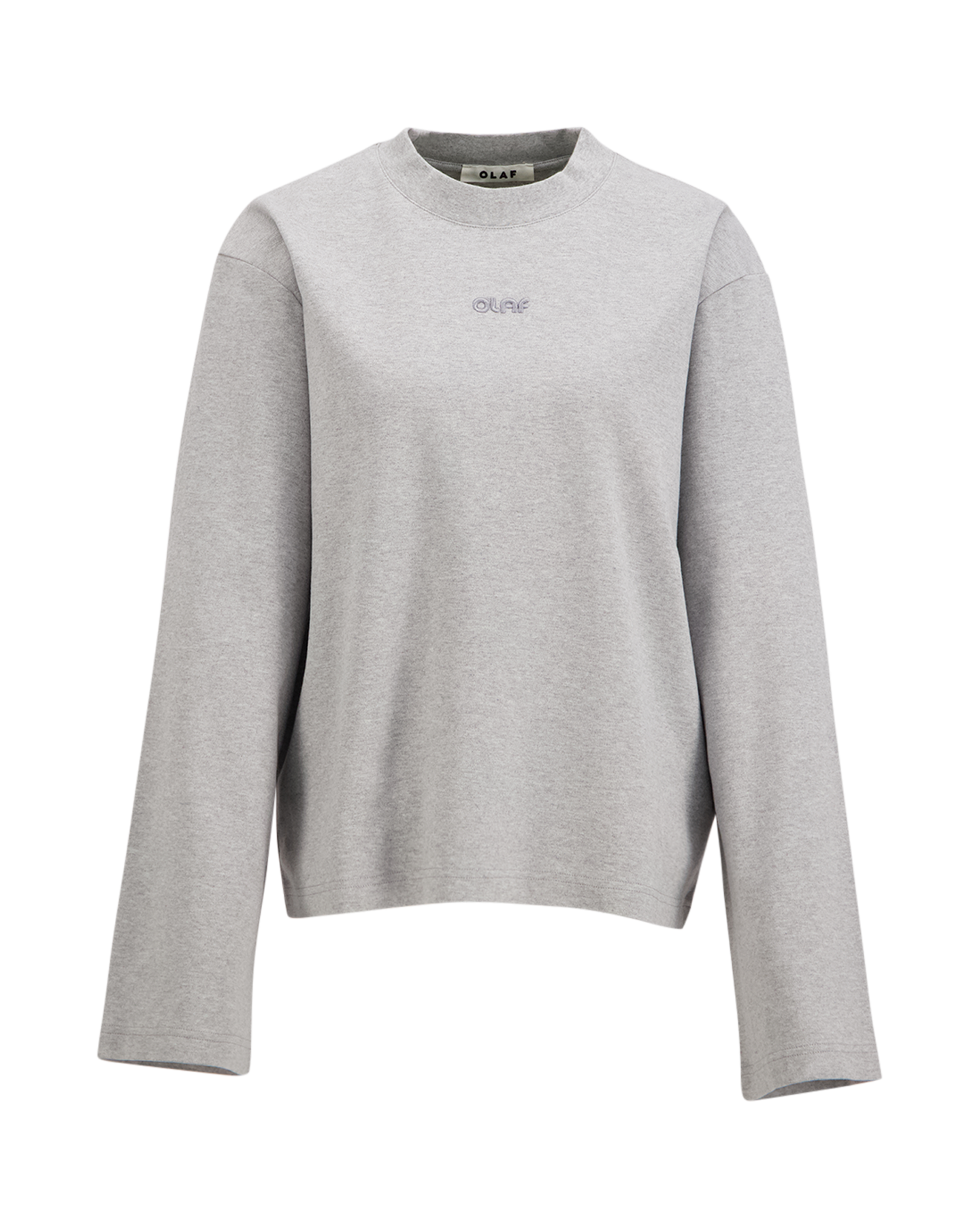 OLAF Retro Logo Ls Tee GRIJS 1