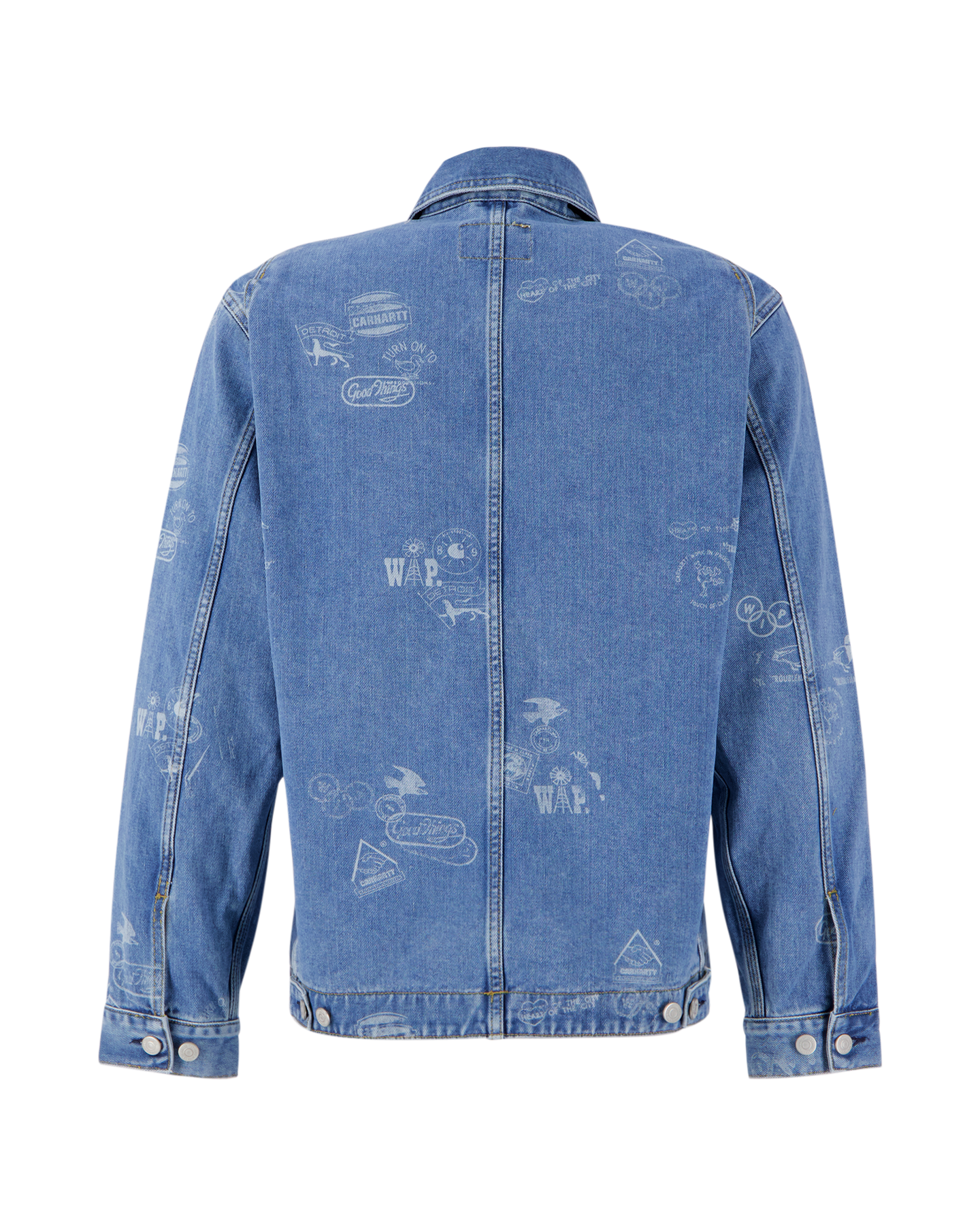 Carhartt WIP Stamp Jacket BLAUW 2