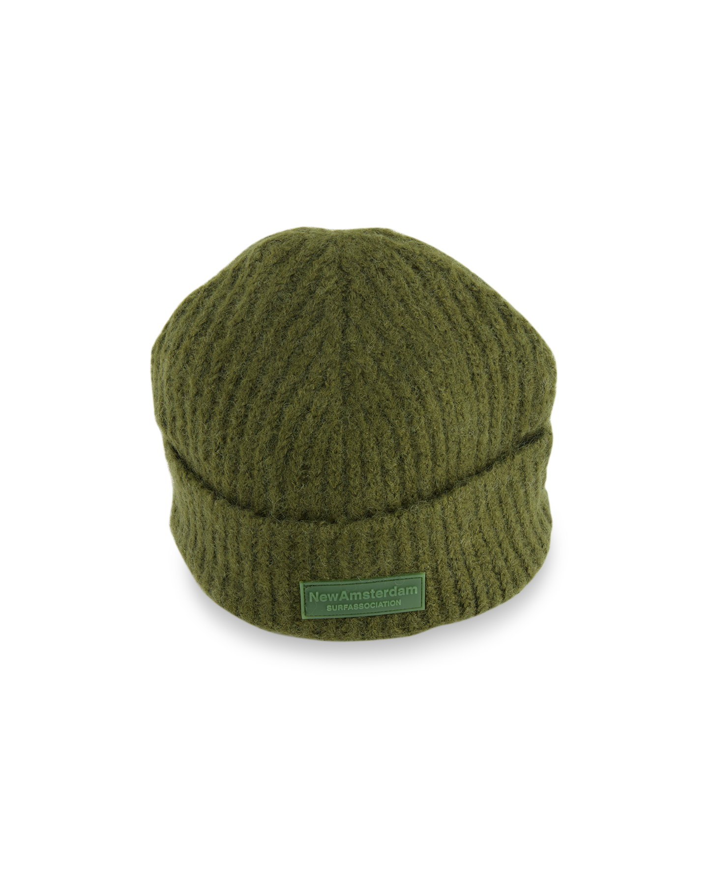 New Amsterdam Surf Association Logo Beanie Kombu Green GROEN 1