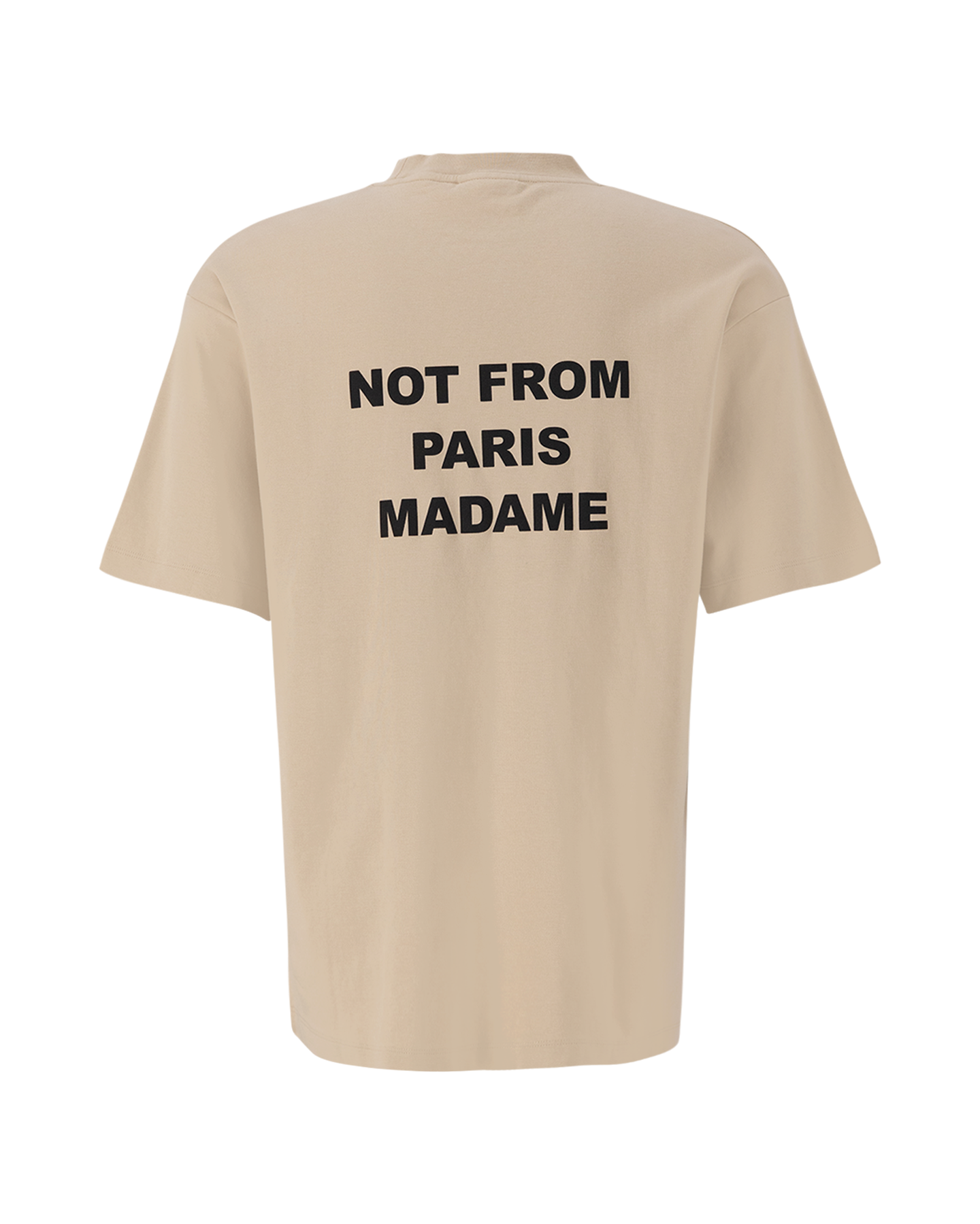 Drole de Monsieur Le T-Shirt Slogan BEIGE 1