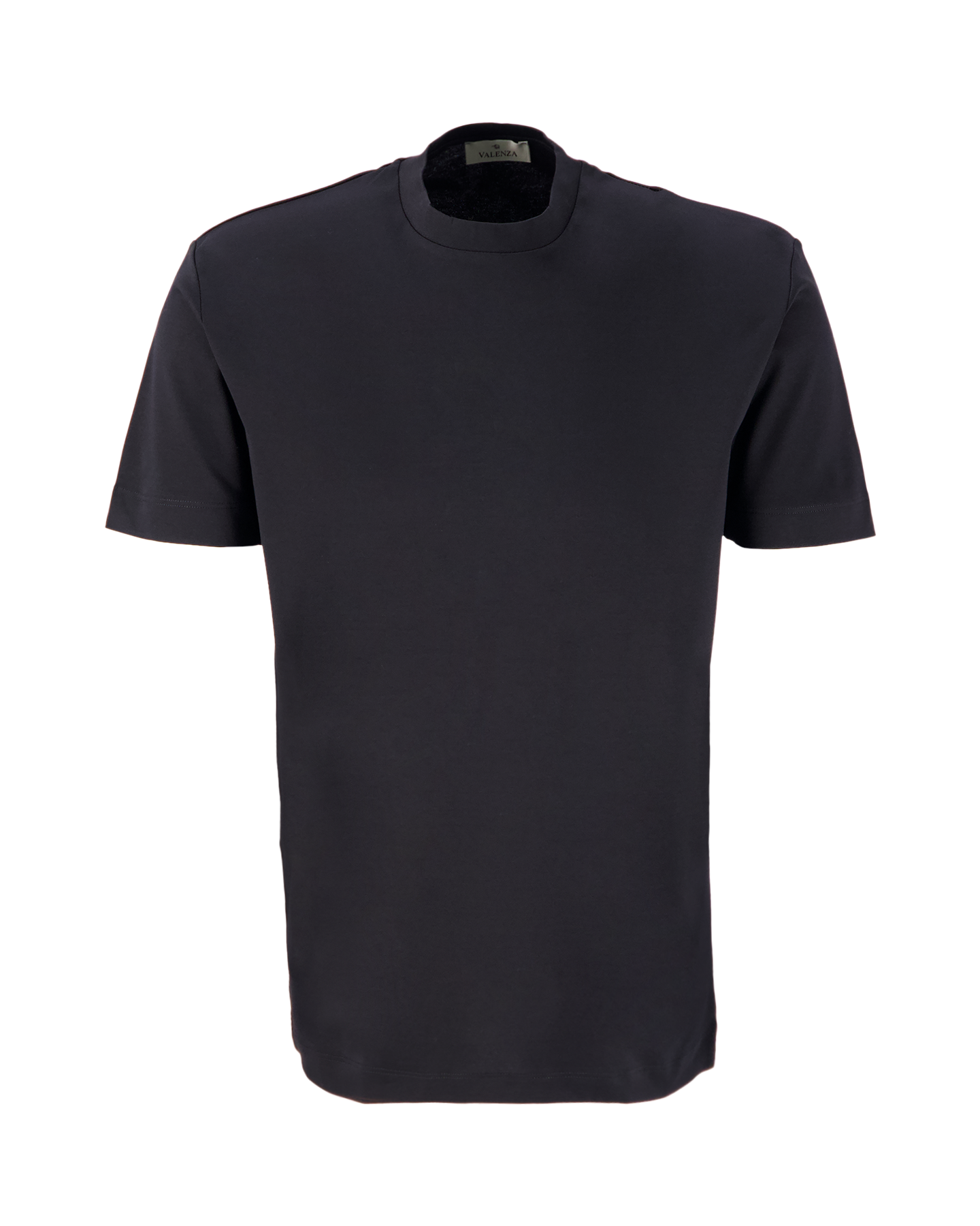 Valenza Interlock Supima T-Shirt ZWART 1