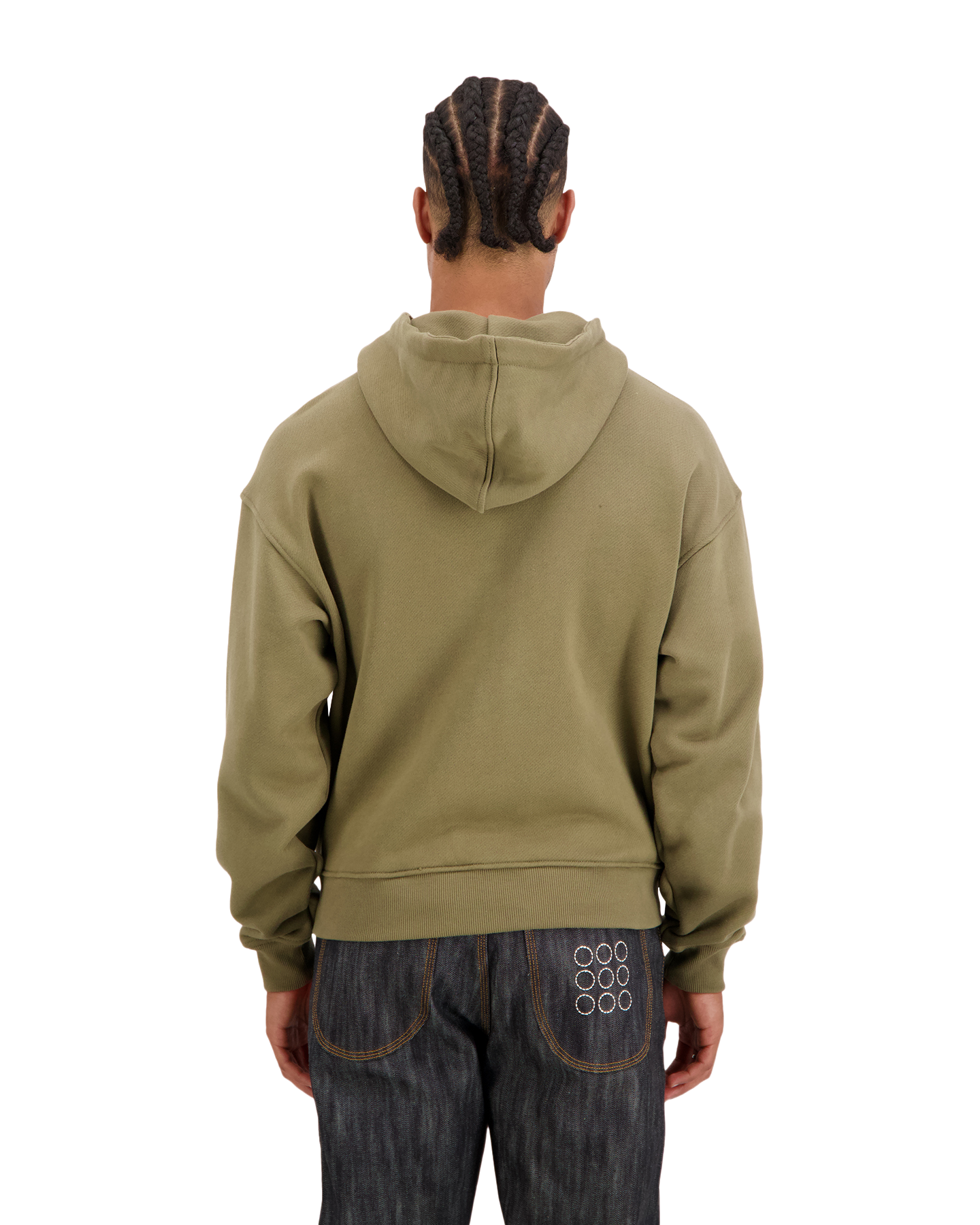 Daily Paper Boxy Zip Up Hoodie GRIJS 4