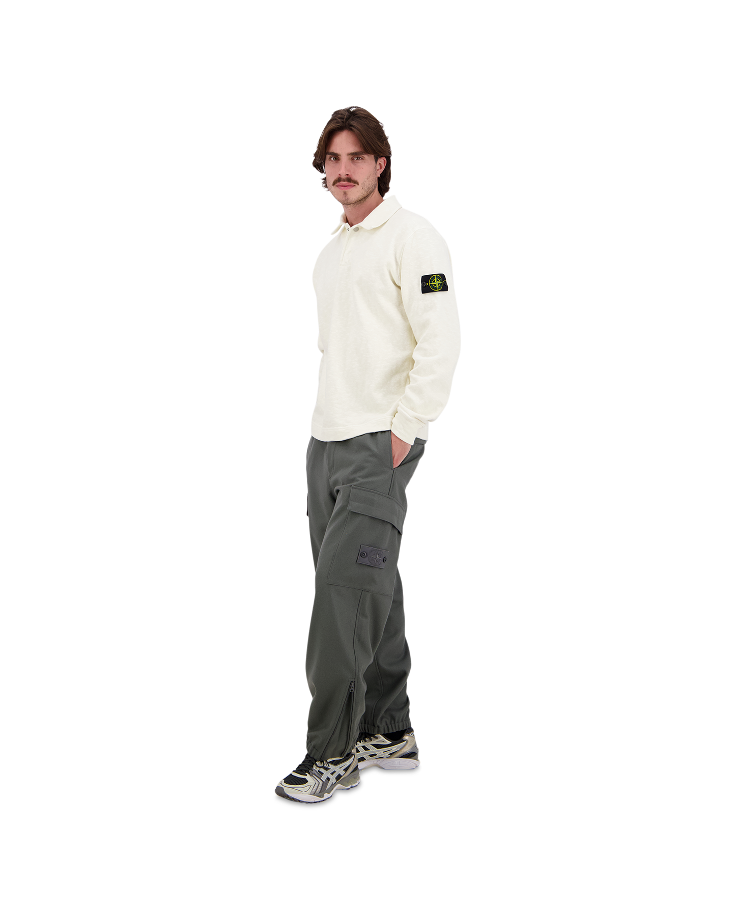 Stone Island S0F24 Ghost Cargobroek GRIJS 6