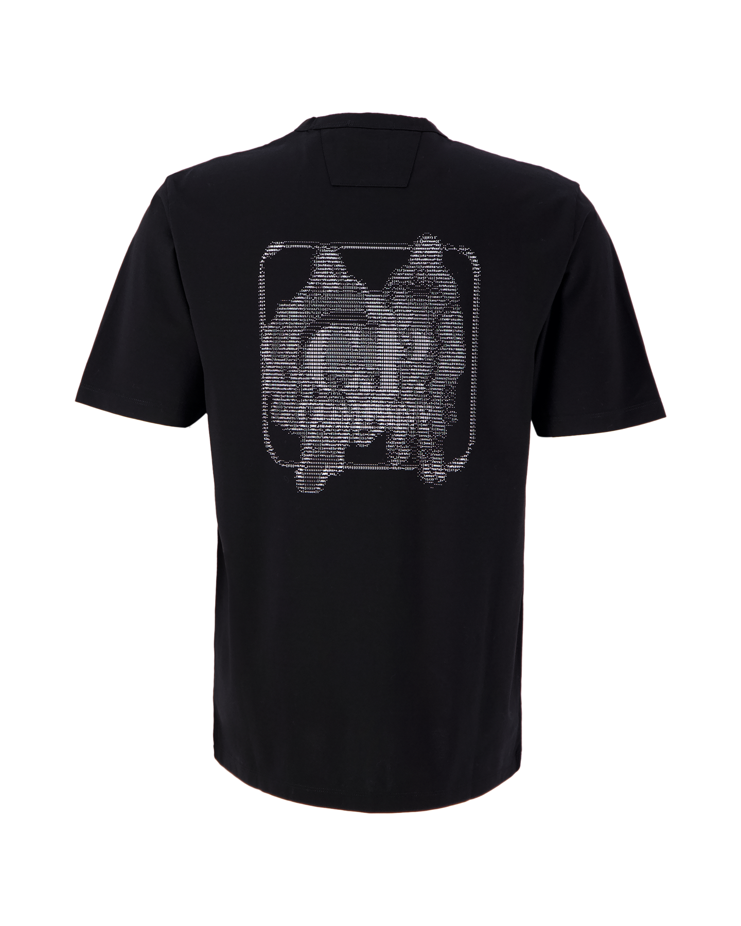 C.P. Company Metropolis Metropolis Series Mercerized Jersey Blurred Logo Graphics T-Shirt ZWART 1