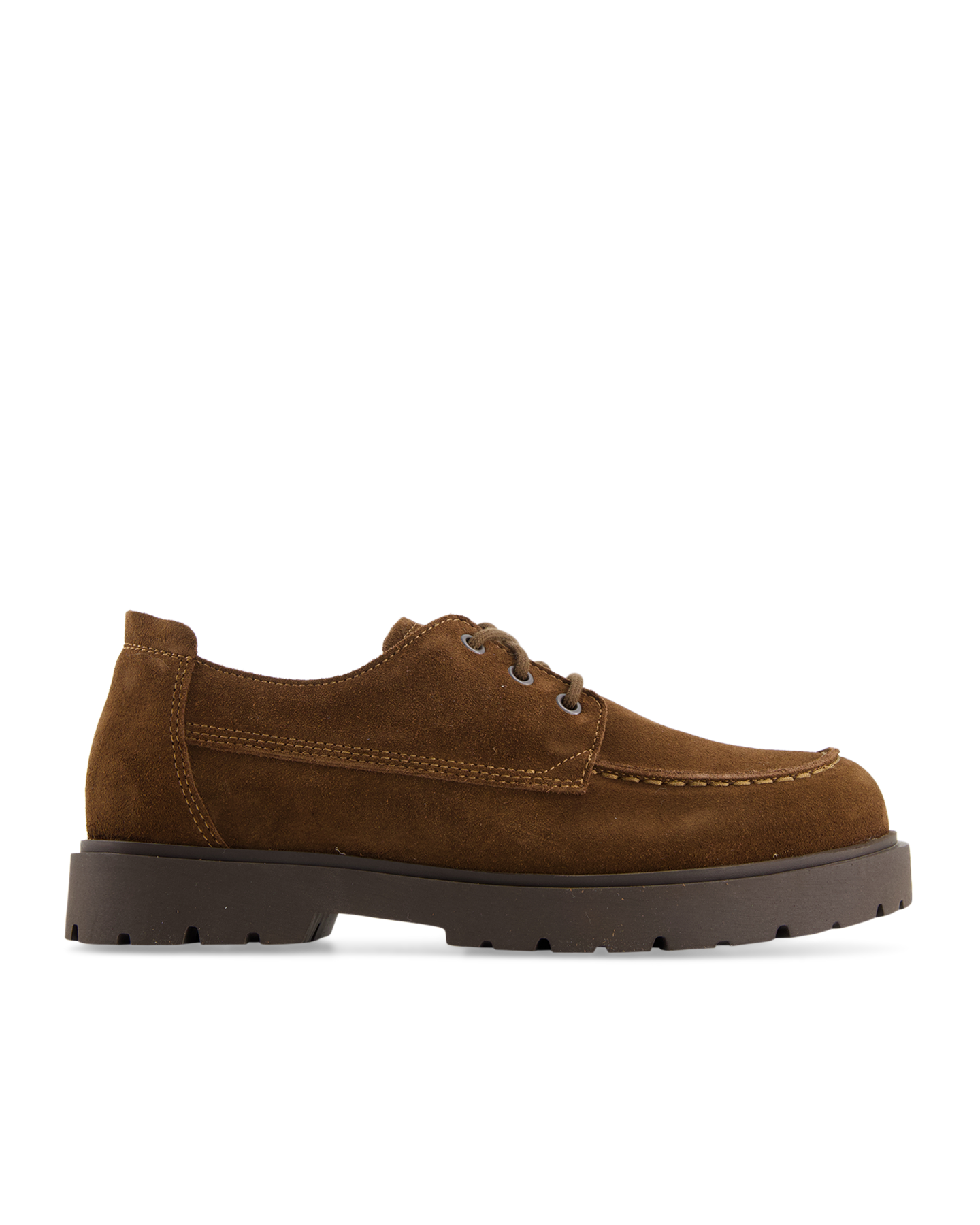 Birkenstock Highwood Moc Lace Suede Leather DONKERBRUIN 1
