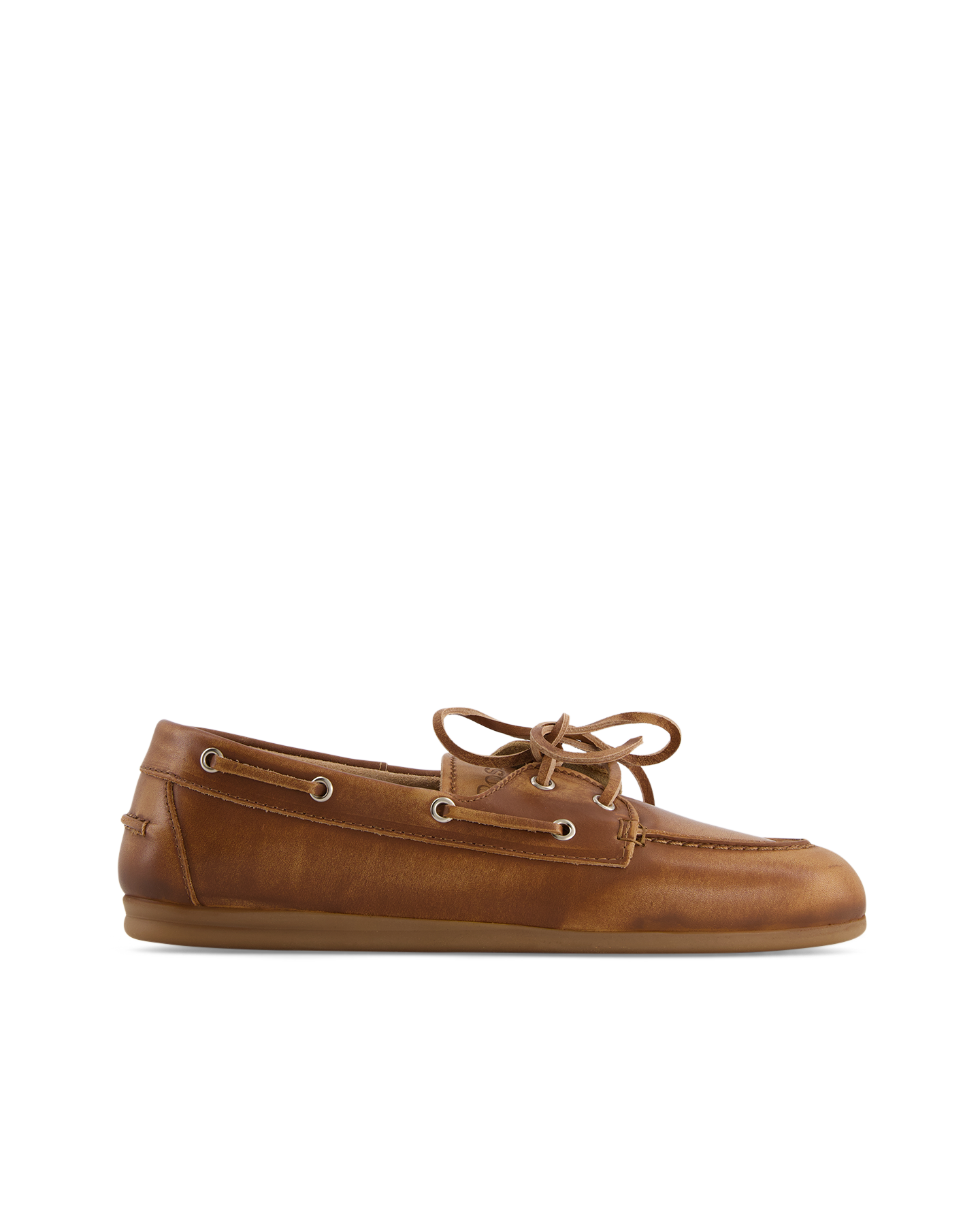 Posa Boat Loafer Brushed - Leather BRUIN 1