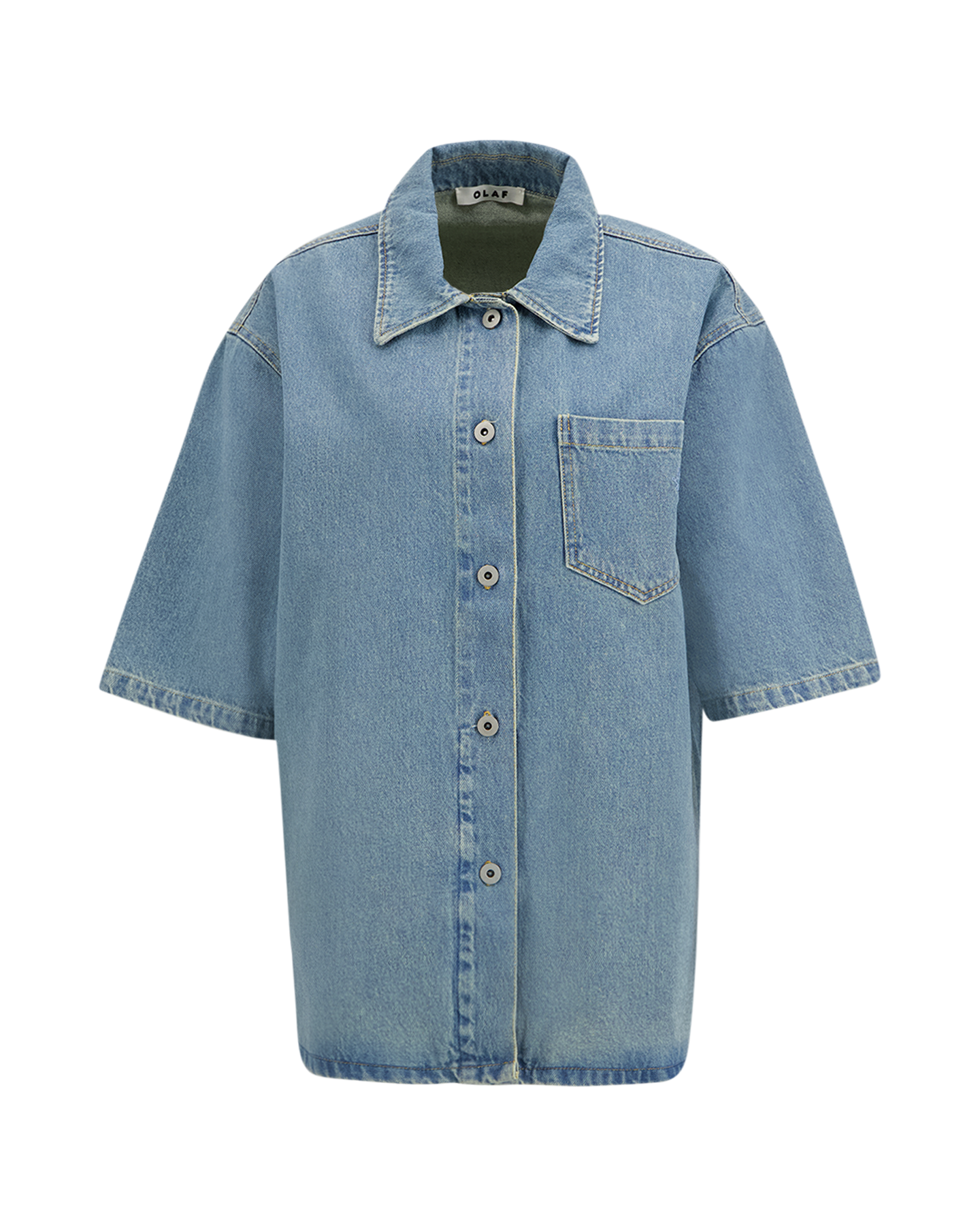 OLAF Denim Ss Jacket BLAUW 1