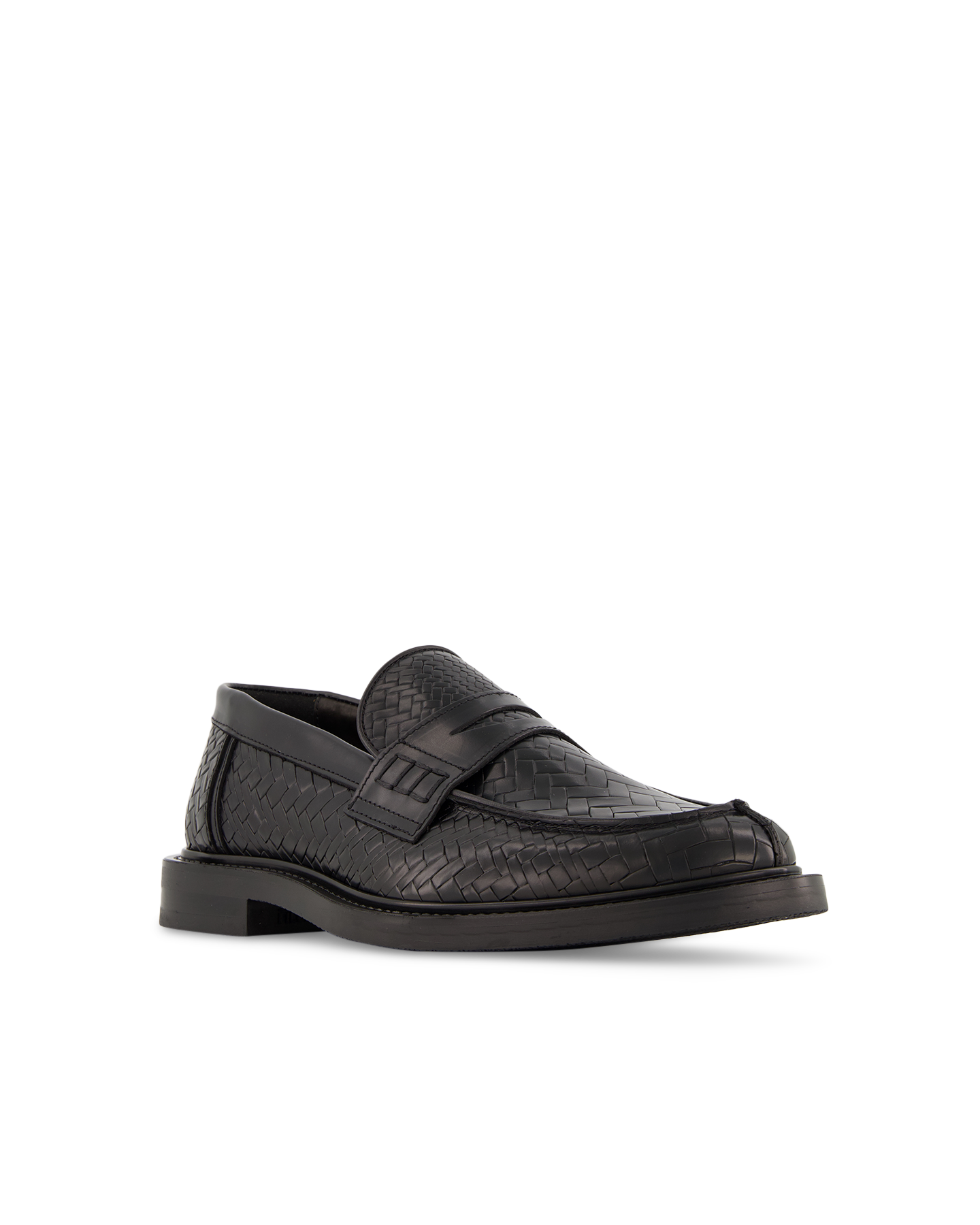 Filling Pieces Loafer Woven Twist ZWART 2