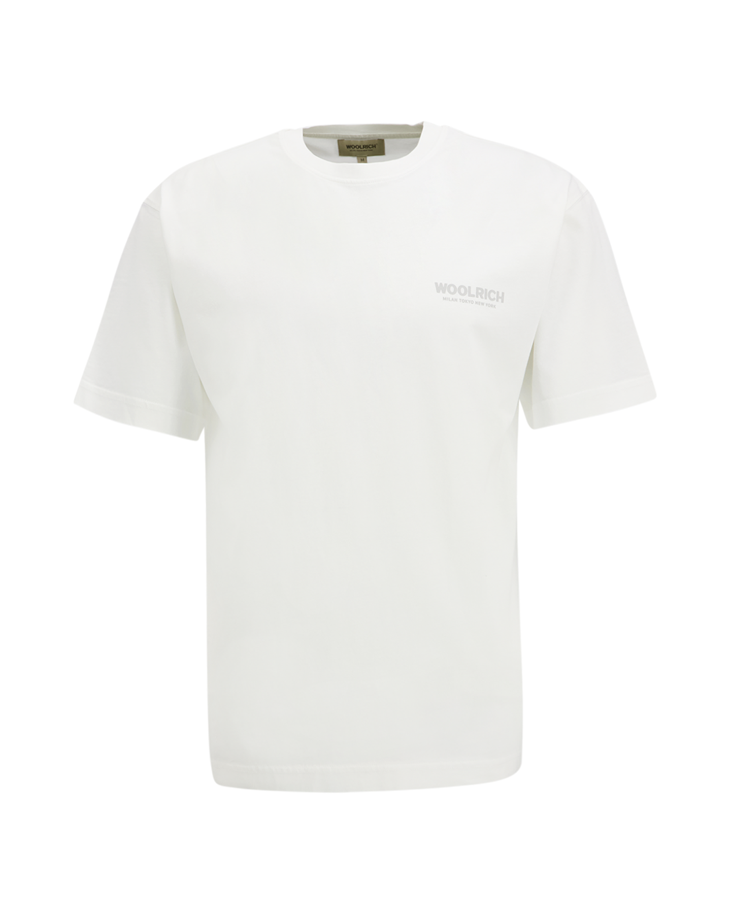 Woolrich Cotton Graphic T-Shirt WIT 2
