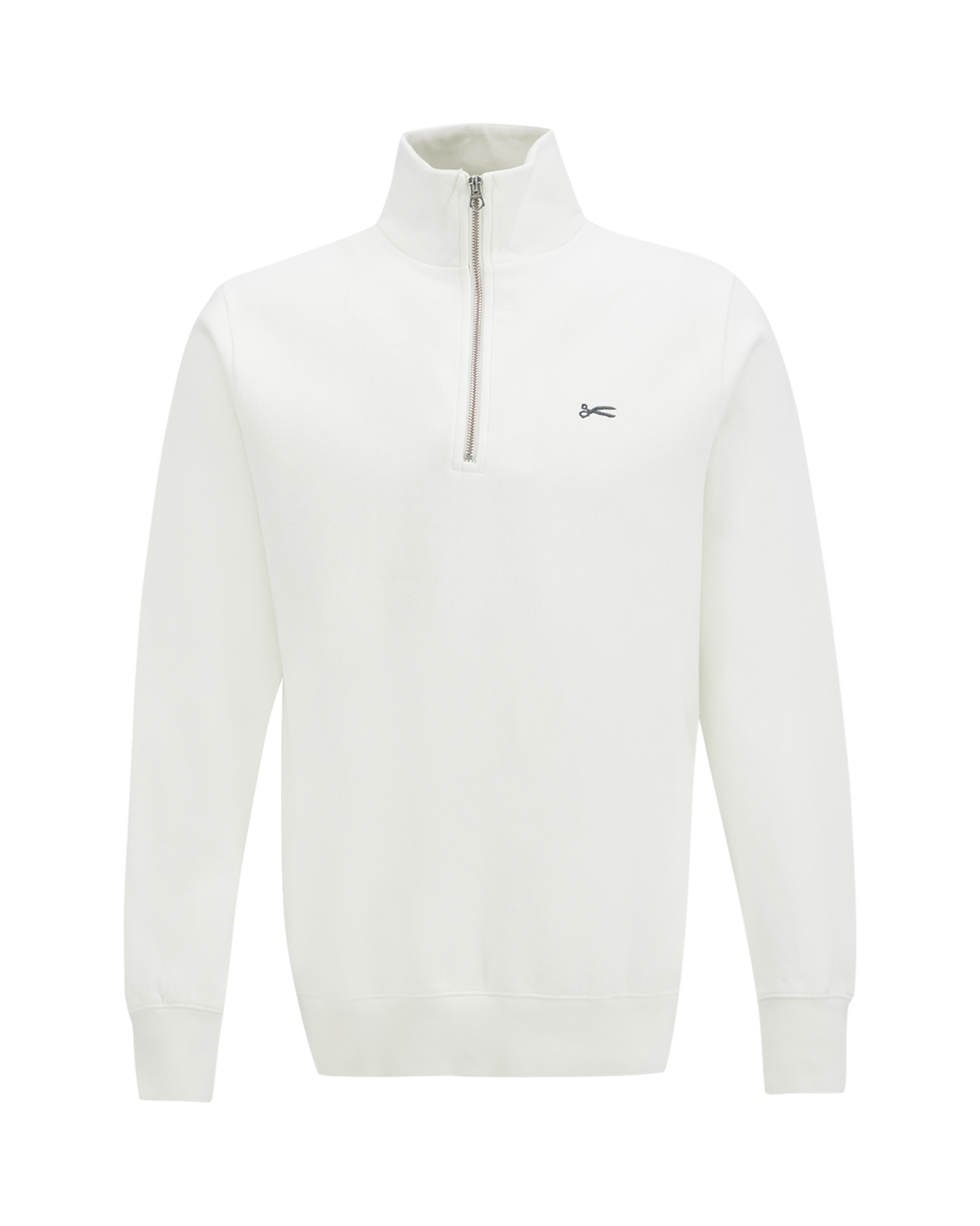 Denham Scissor Half Zip Gdbs CREME 1