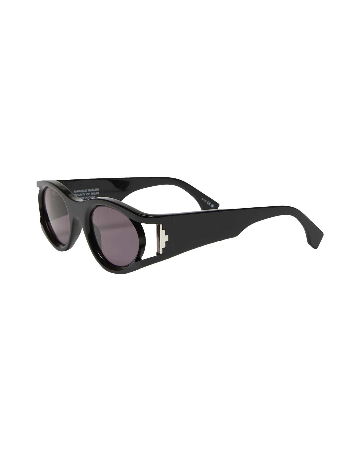 Marcelo Burlon Pasithea Sunglasses Black Dark Grey ZWART 2