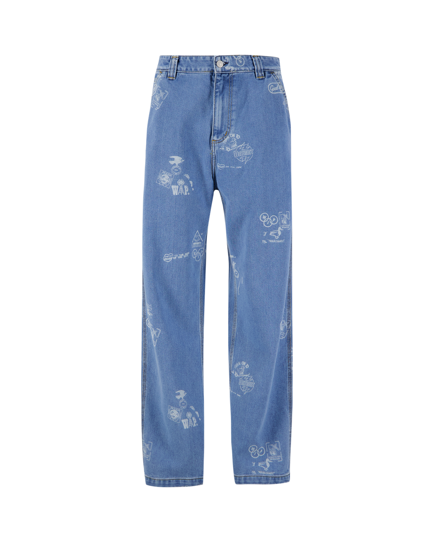 Carhartt WIP Stamp Pant BLAUW 1