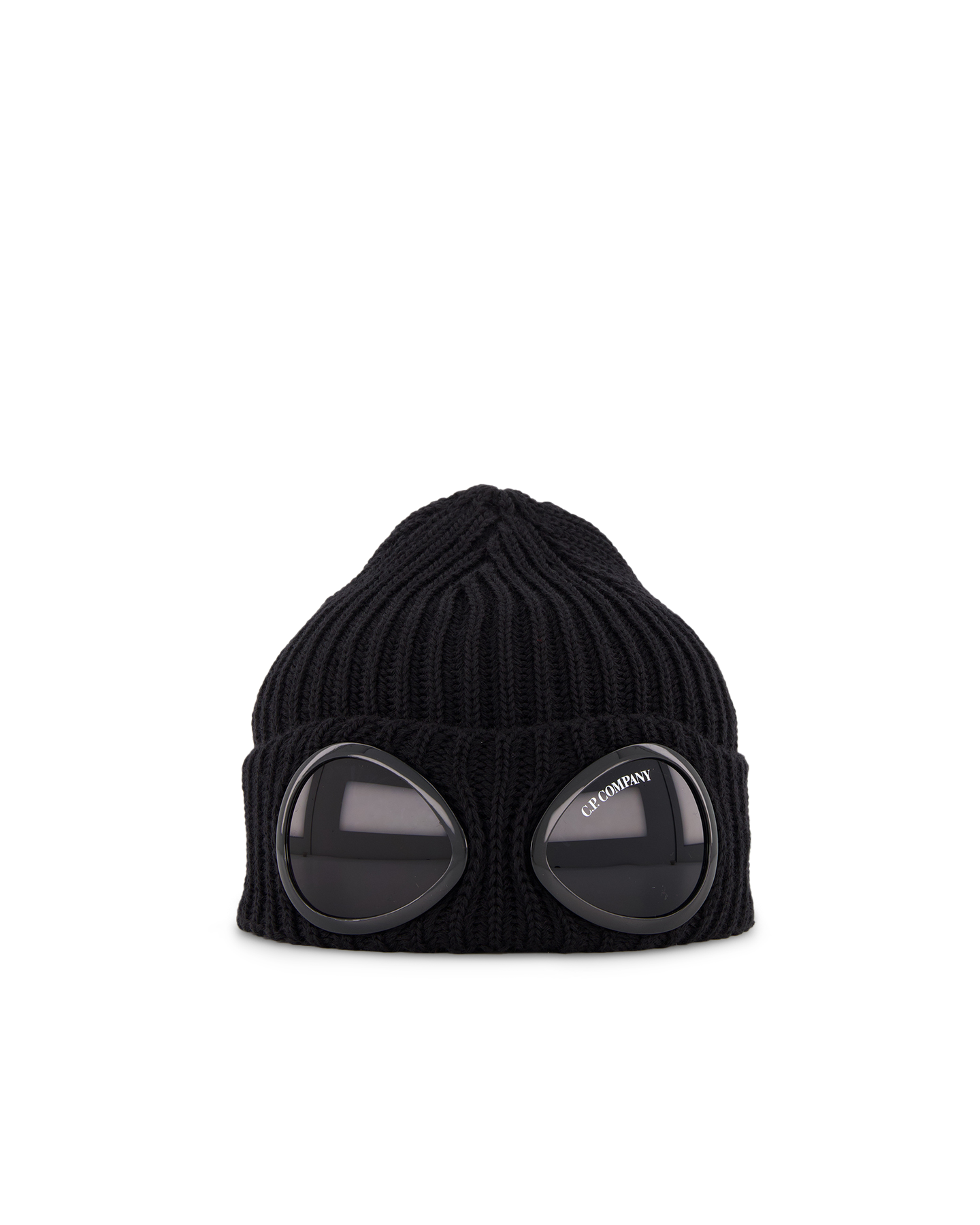 C.P. Company Dubbel Lens Muts ZWART 1