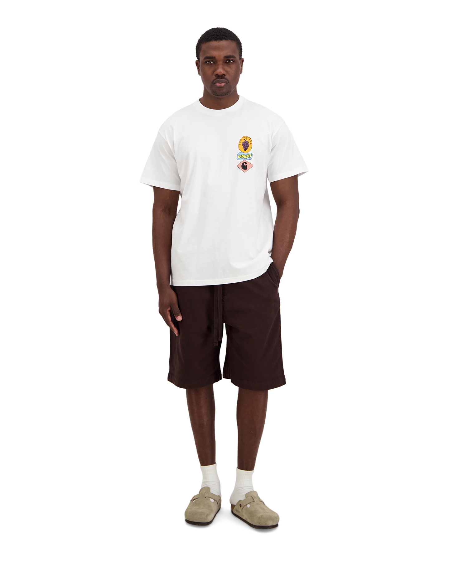 Carhartt S/S Stacked Grapes T Shirt WIT 3