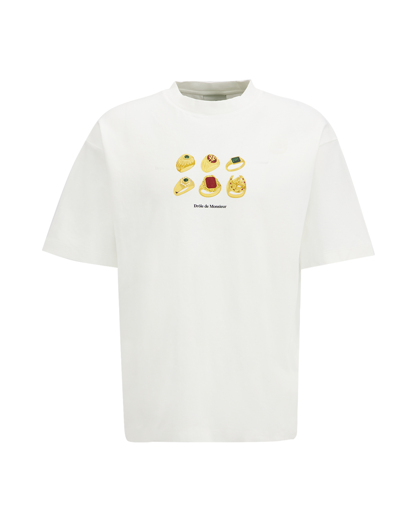 Drole de Monsieur Rings T-Shirt WIT 1