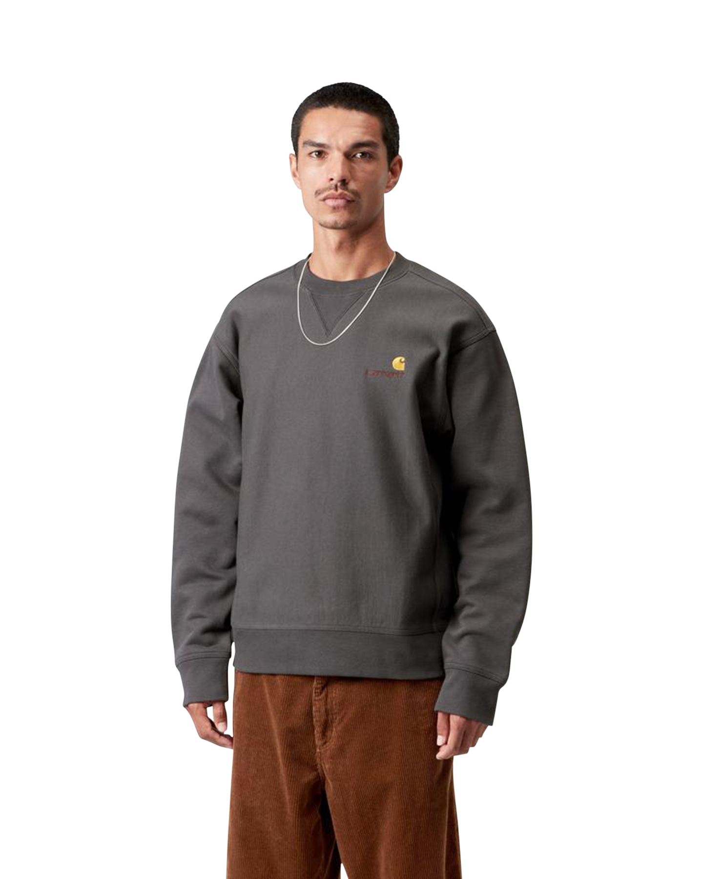 Carhartt American Script Sweat ANTHRACIET 3