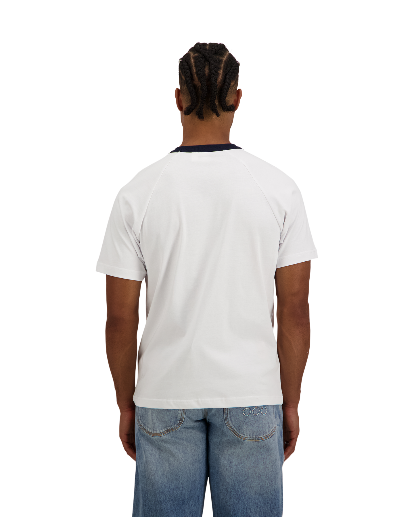 The New Originals Airbrushed Emblem Raglan Tee WIT 4