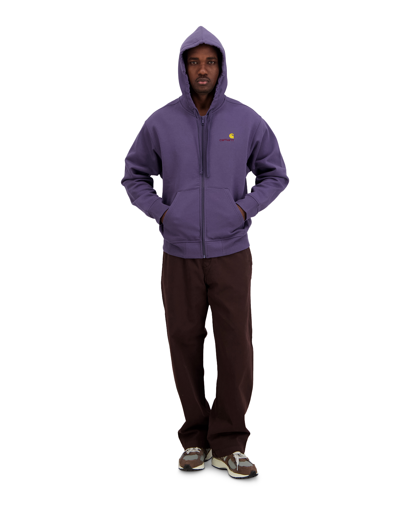 Carhartt Hooded American Script Jacket PAARS 3