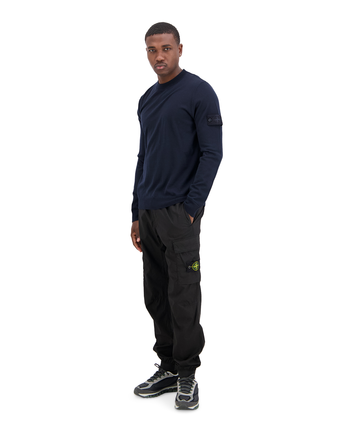 Stone Island S00Fa Ghost - Knitwear Trui DONKERBLAUW 3