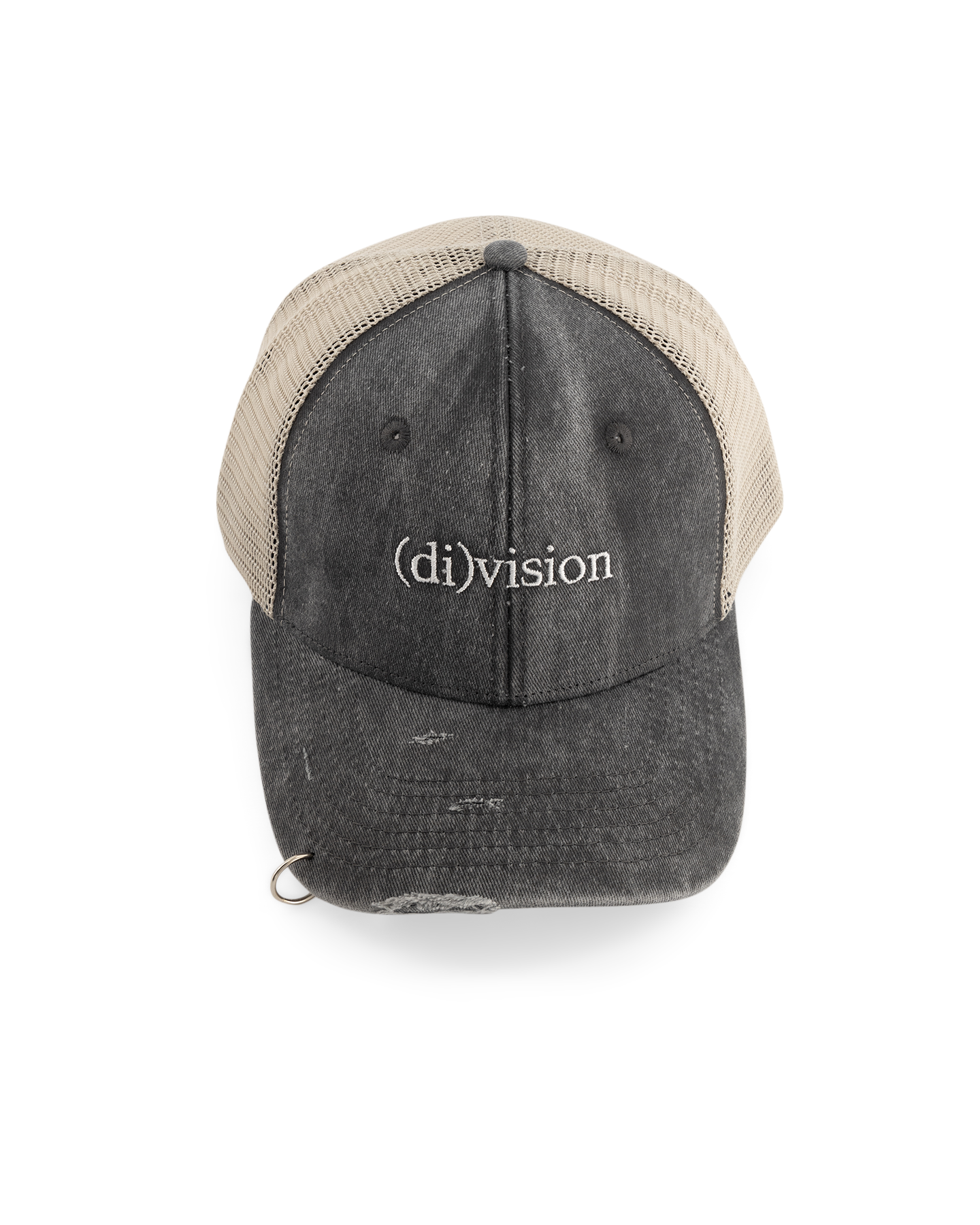 (di)vision (Di)Vision Logo Cap Washed Black ZWART 1