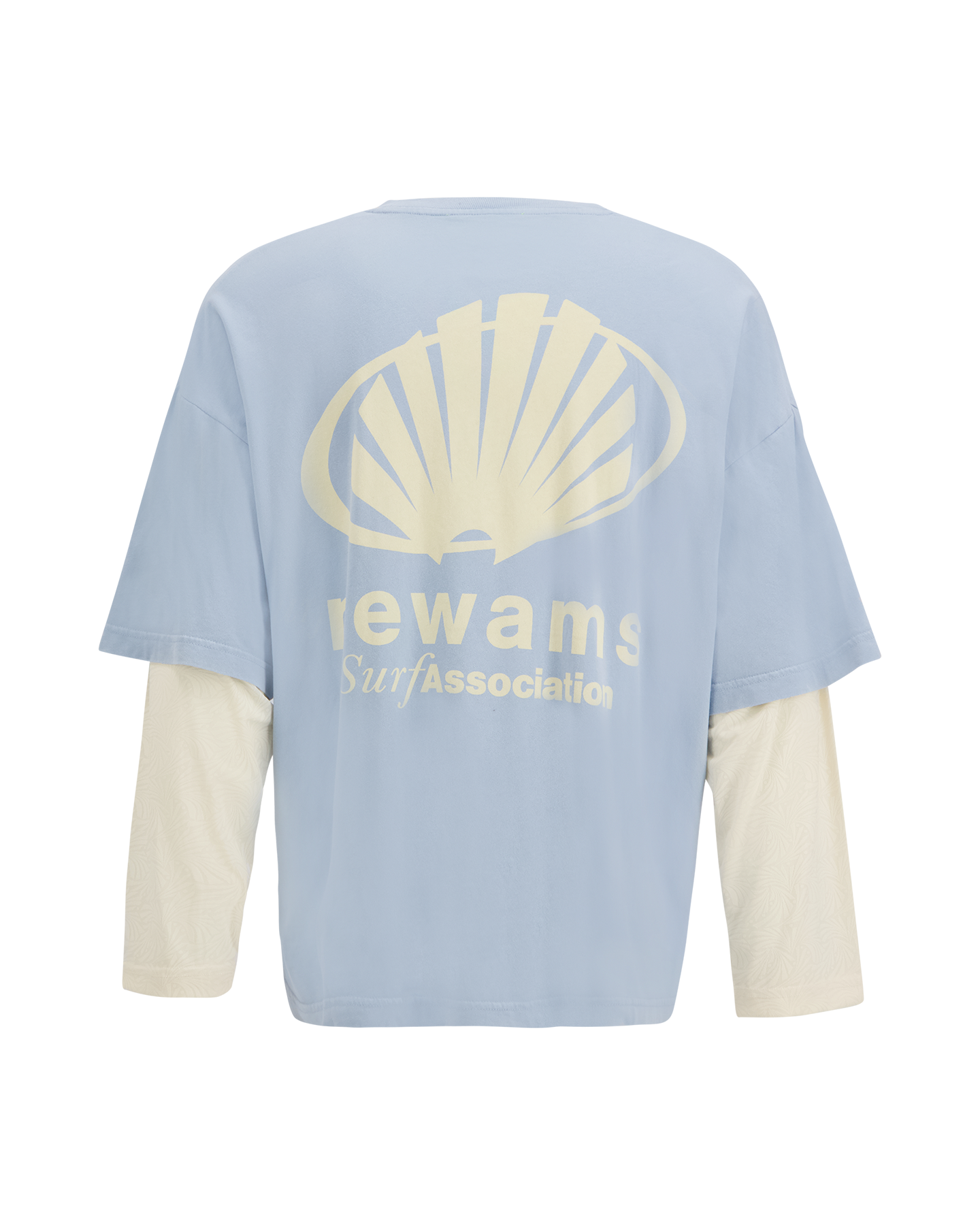 New Amsterdam Surf Association Corporate Logo Longsleeve LICHTBLAUW 1