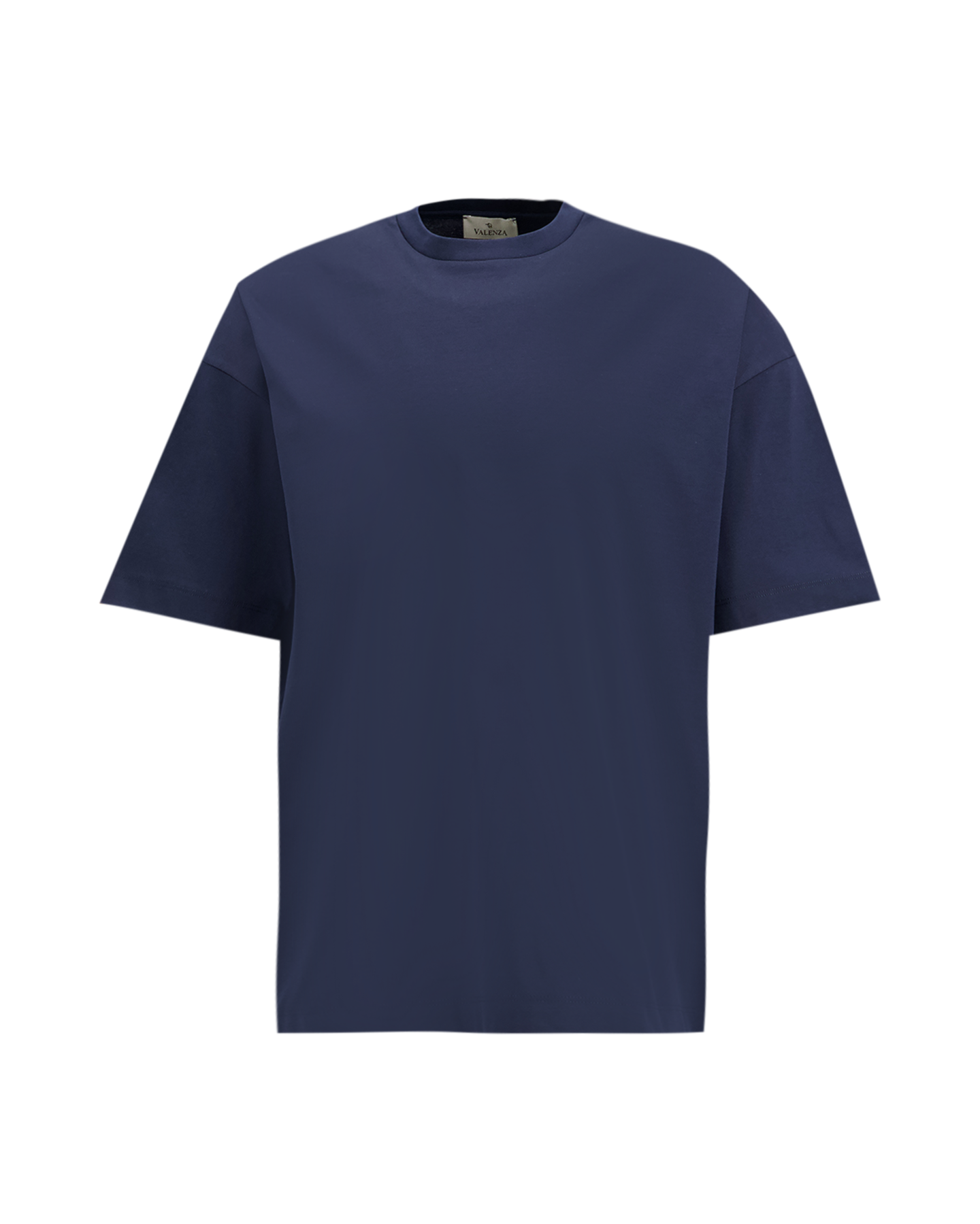 Valenza Interlock Supima Oversized T-Shirt DONKERBLAUW 1