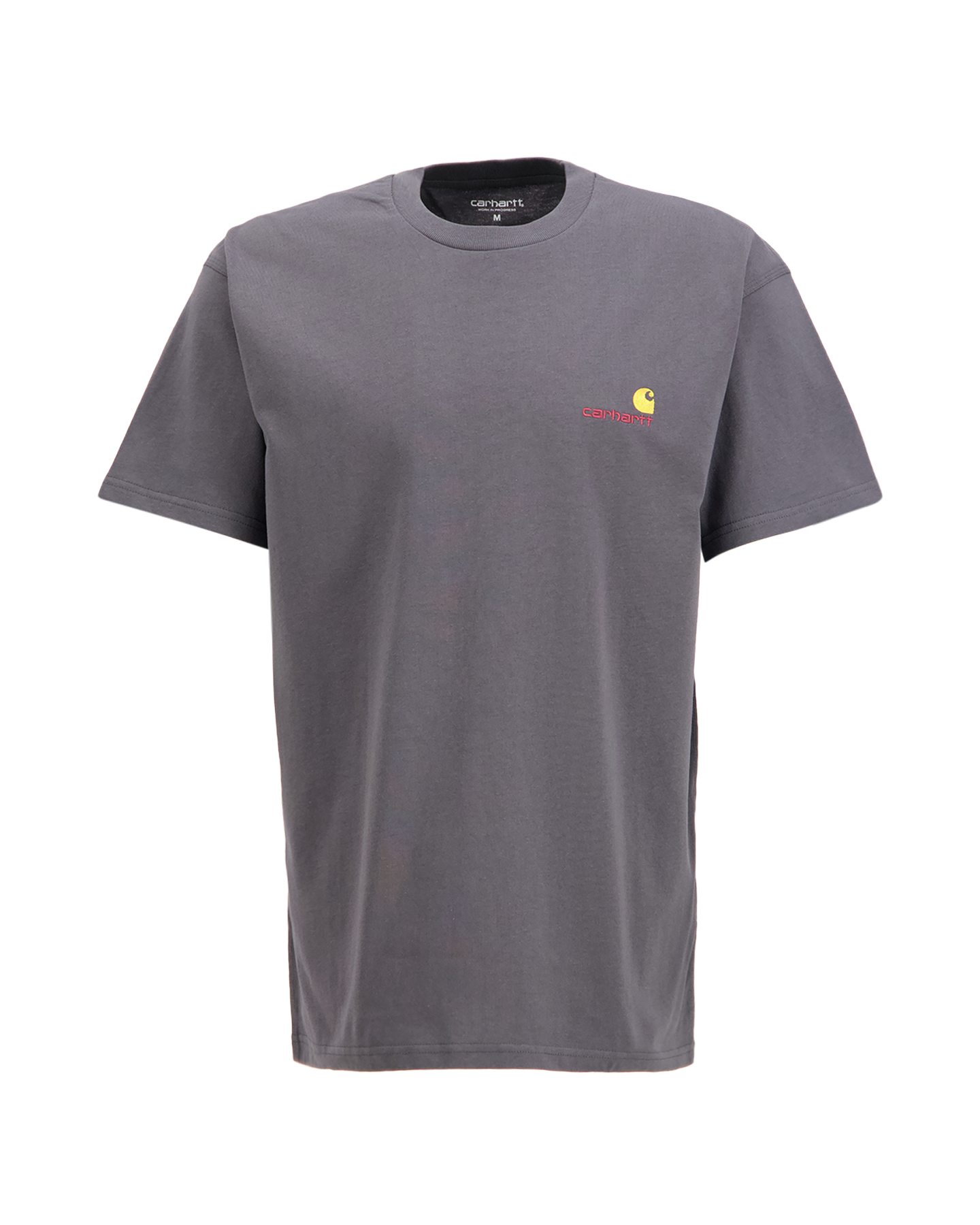 Carhartt S/S American Script T Shirt ANTHRACIET 1