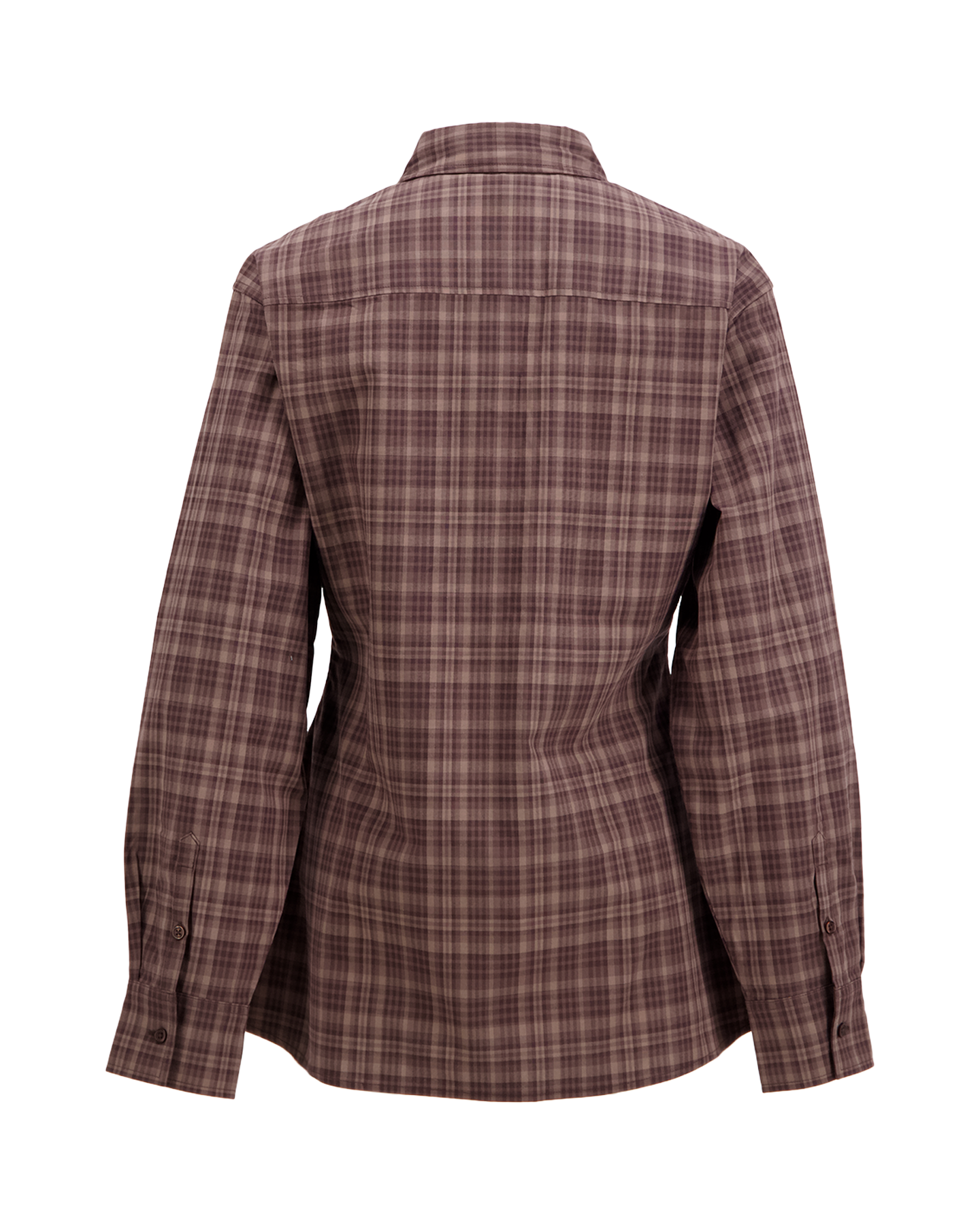 OLAF Checked Fitted Shirt DONKERBRUIN 2