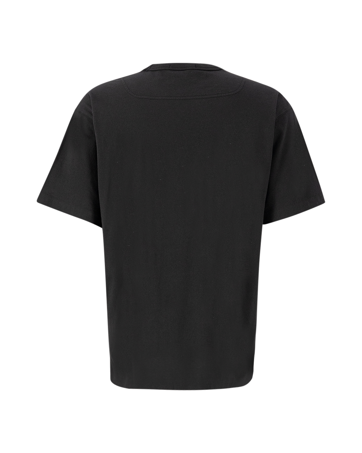 Stone Island 20457 Organic Cotton Garment Dyed 'Fissato' Effect T-Shirt BLACK 2