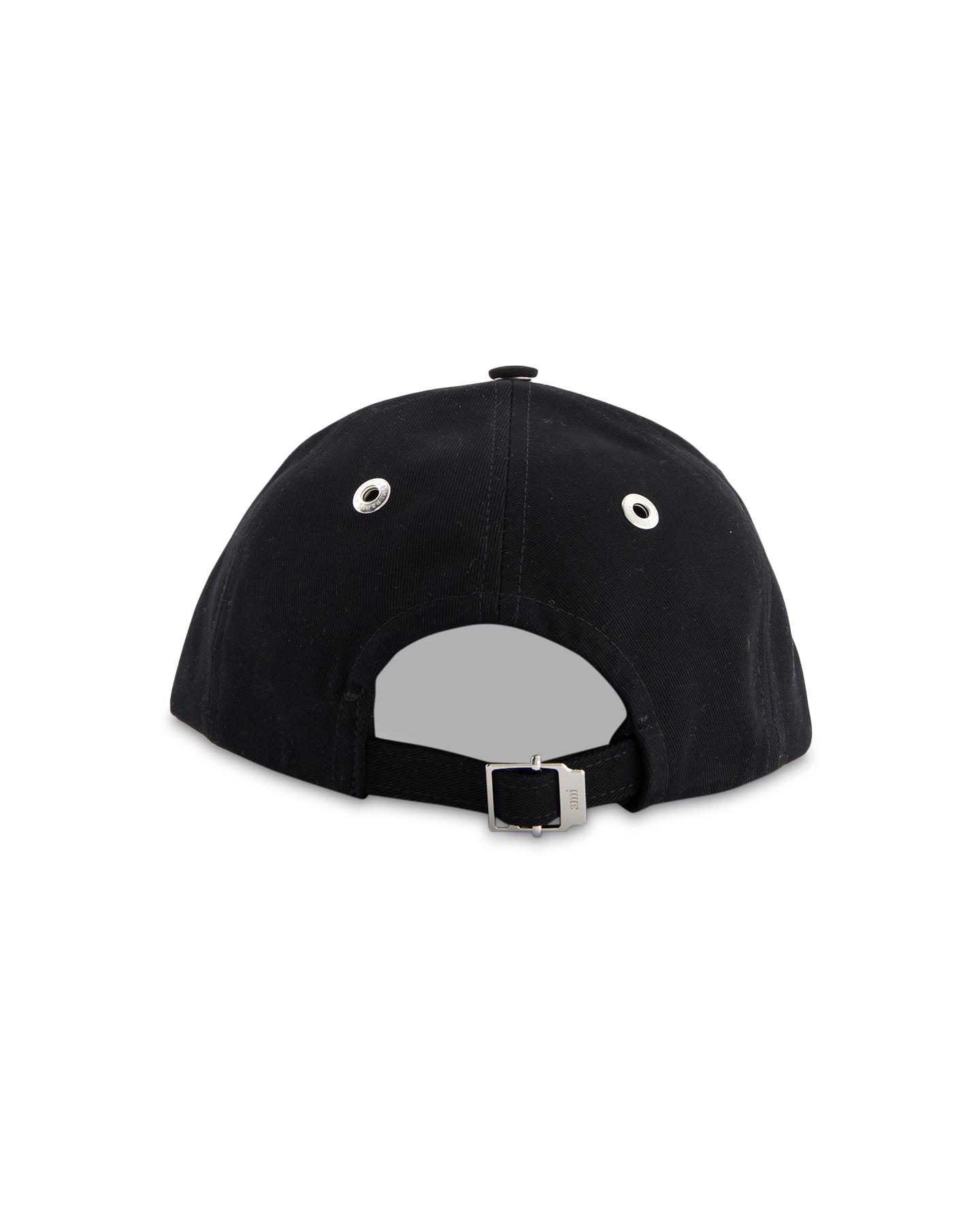 AMI Paris Black Ami De Coeur Embroidery Cap ZWART 4