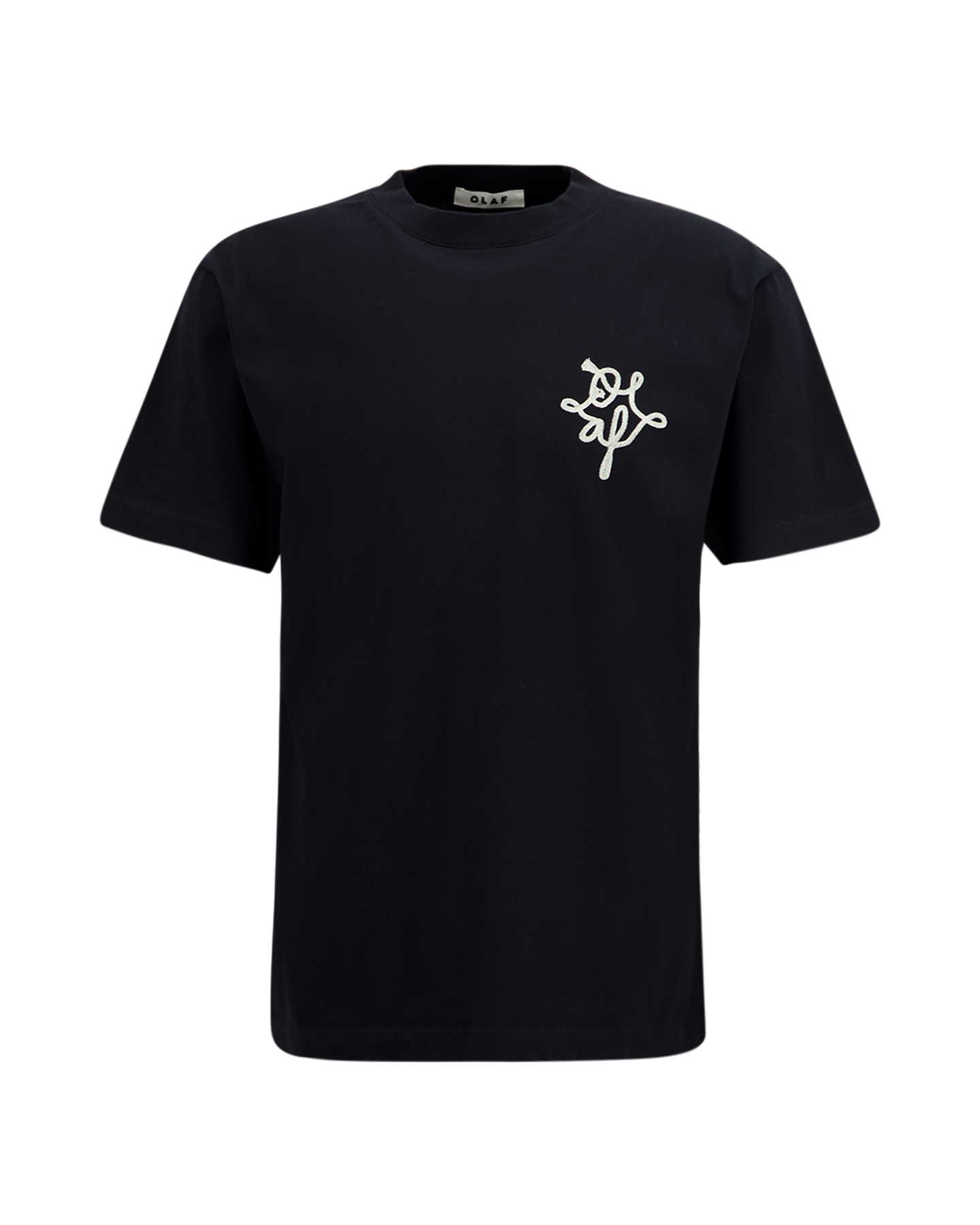 OLAF Lasso Monogram Tee ZWART 2