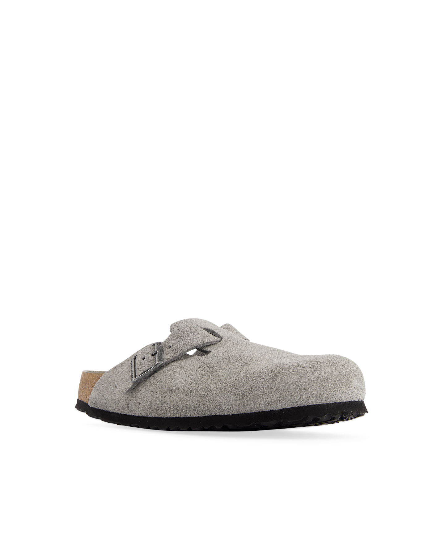 Birkenstock Boston Suede Leather Narrow LICHTBLAUW 2