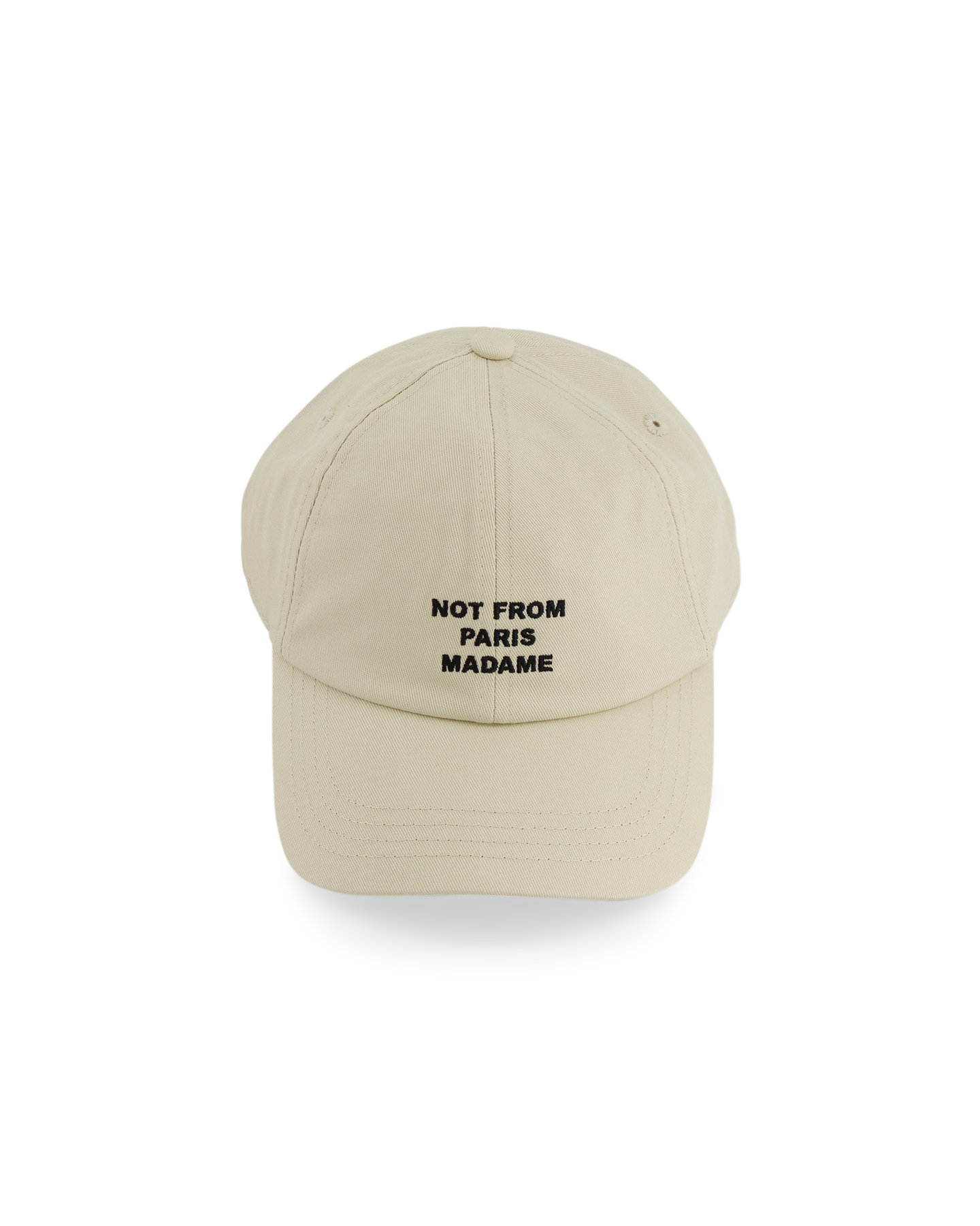 Drole de Monsieur La Casquette Slogan BEIGE 1