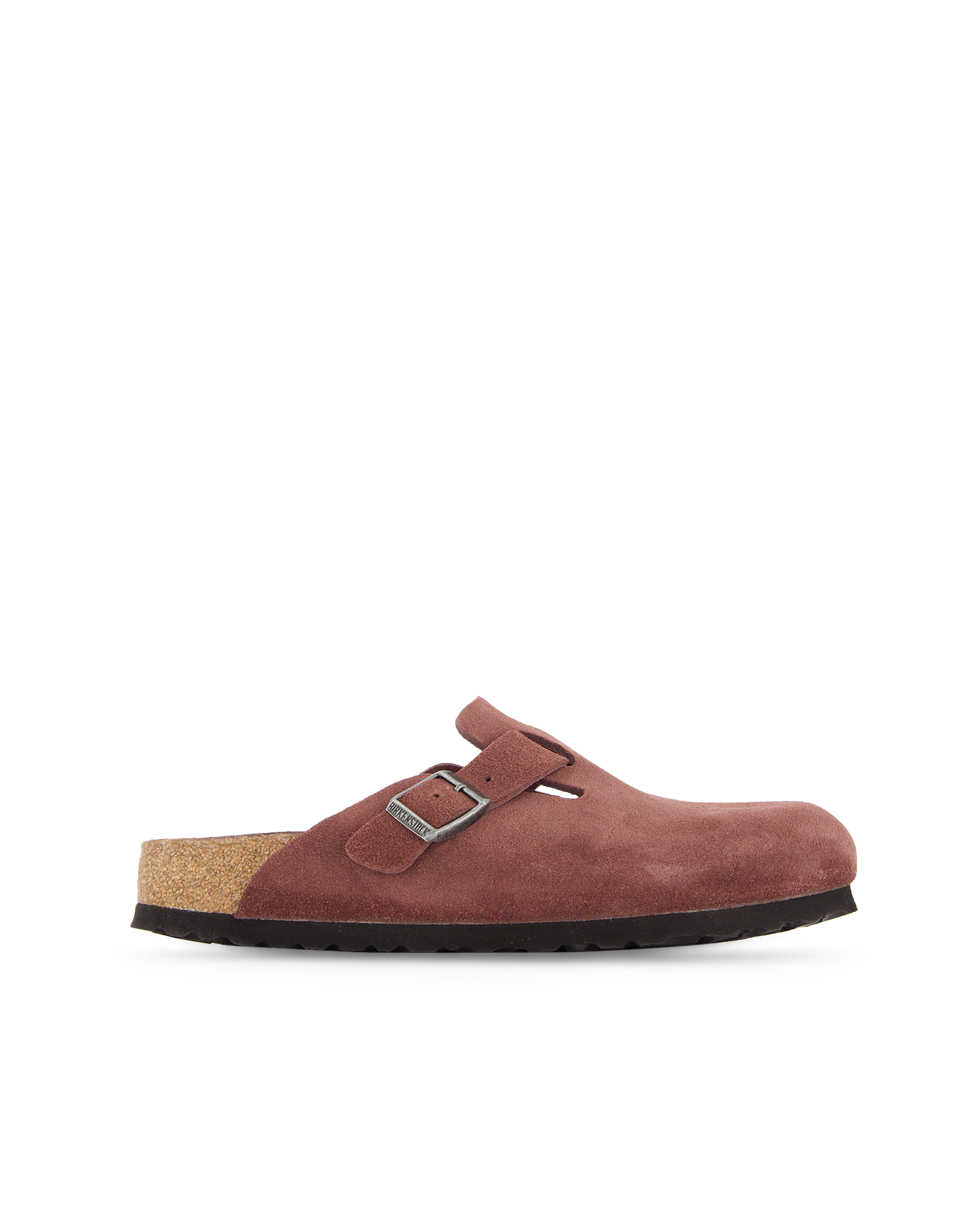 Birkenstock Boston Soft Footbed Suede Leather BRUIN 1
