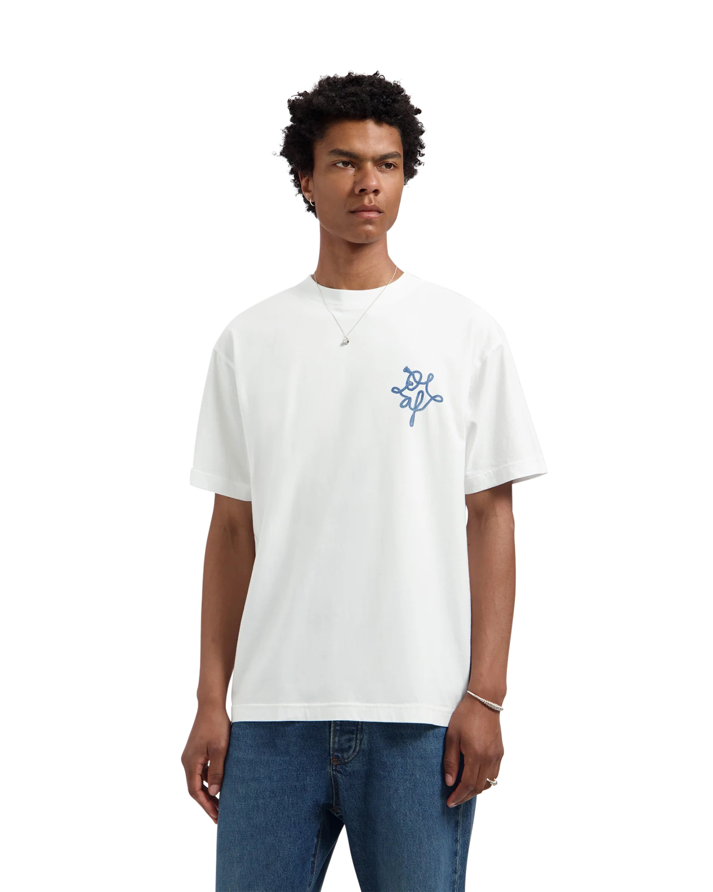 OLAF Lasso Monogram Tee WIT 4