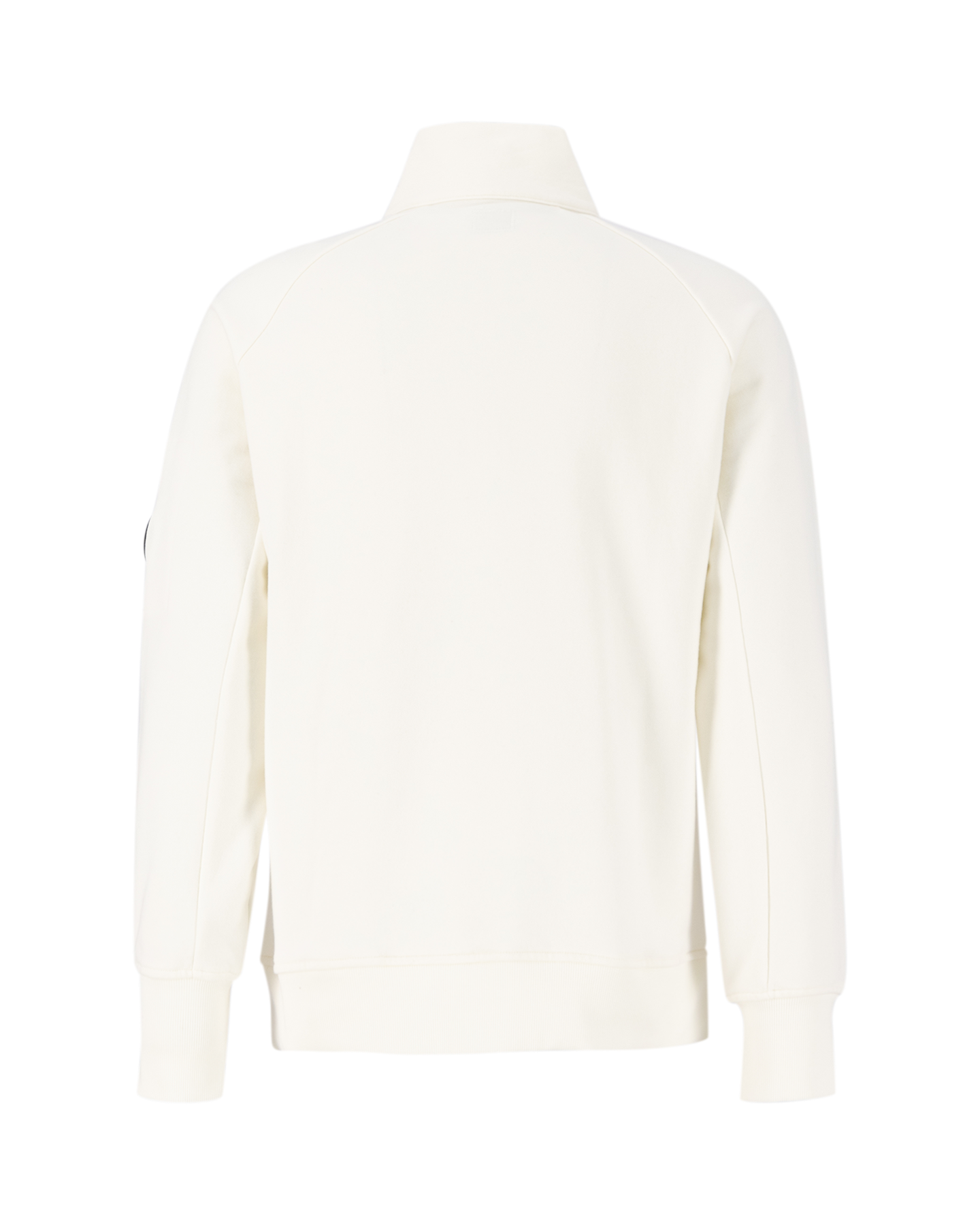 C.P. Company Diagonal  Fleece Stand Collar Sweatshirt WIT 2