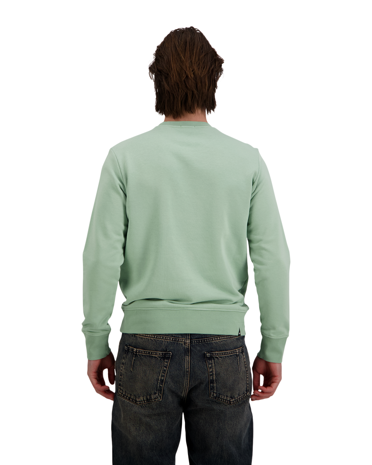 Denham Scissor Crewneckcs GROEN 4