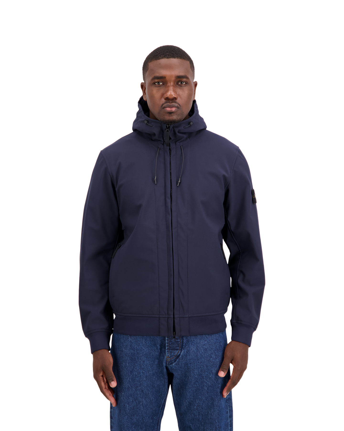 Stone Island Q100004 Biker Jas DONKERBLAUW 4