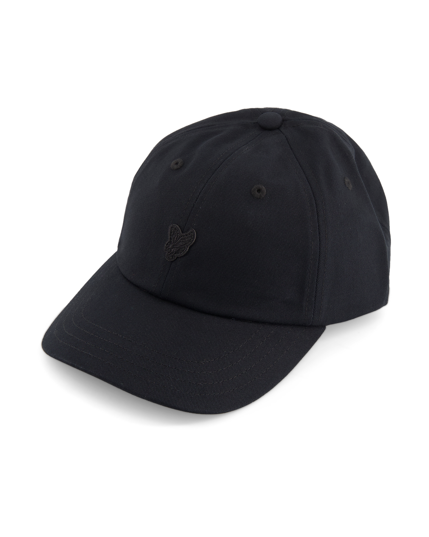 Lyle & Scott Tonal Eagle Baseball Cap ZWART 3